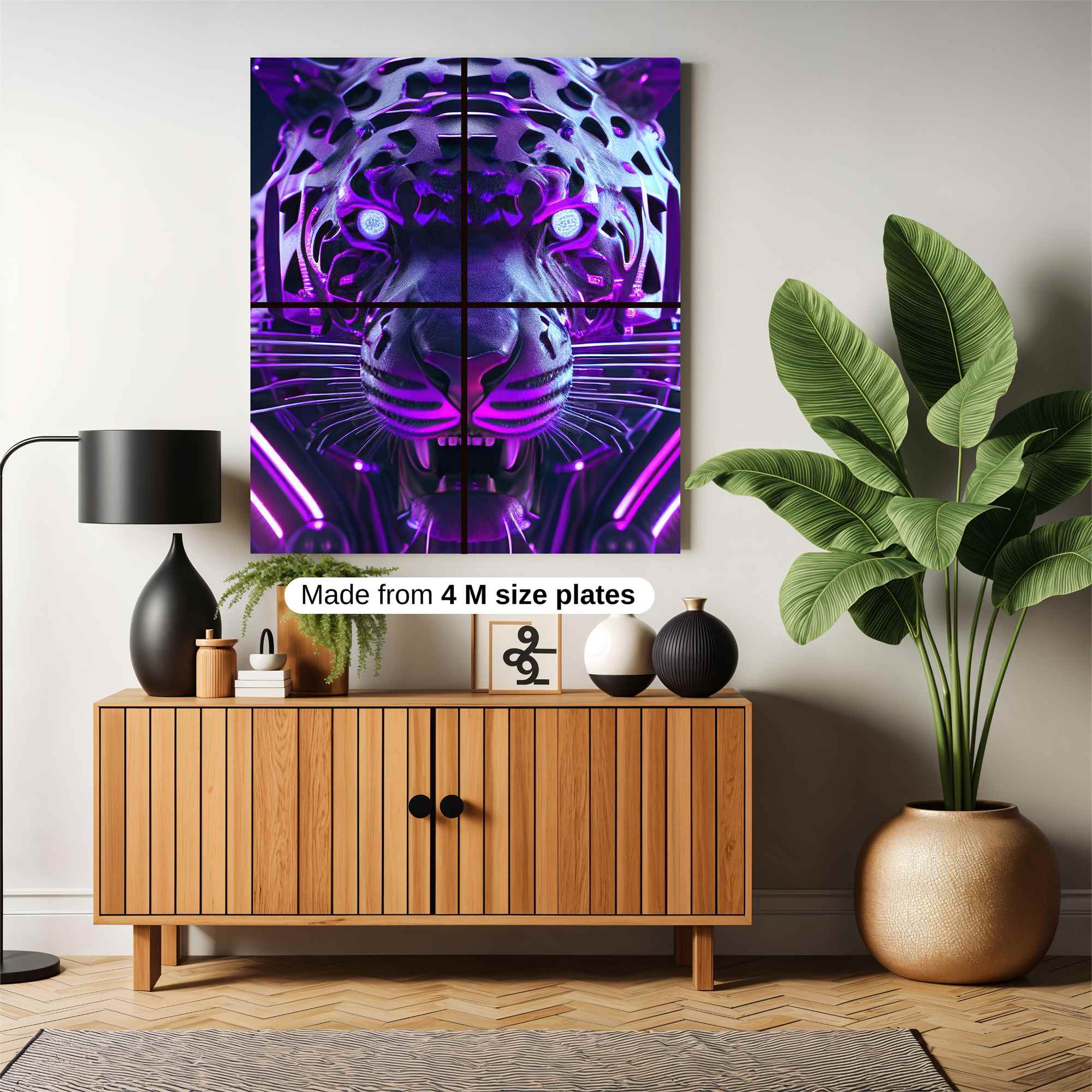 Cyber Leopard Safe Wall Magnetic / M