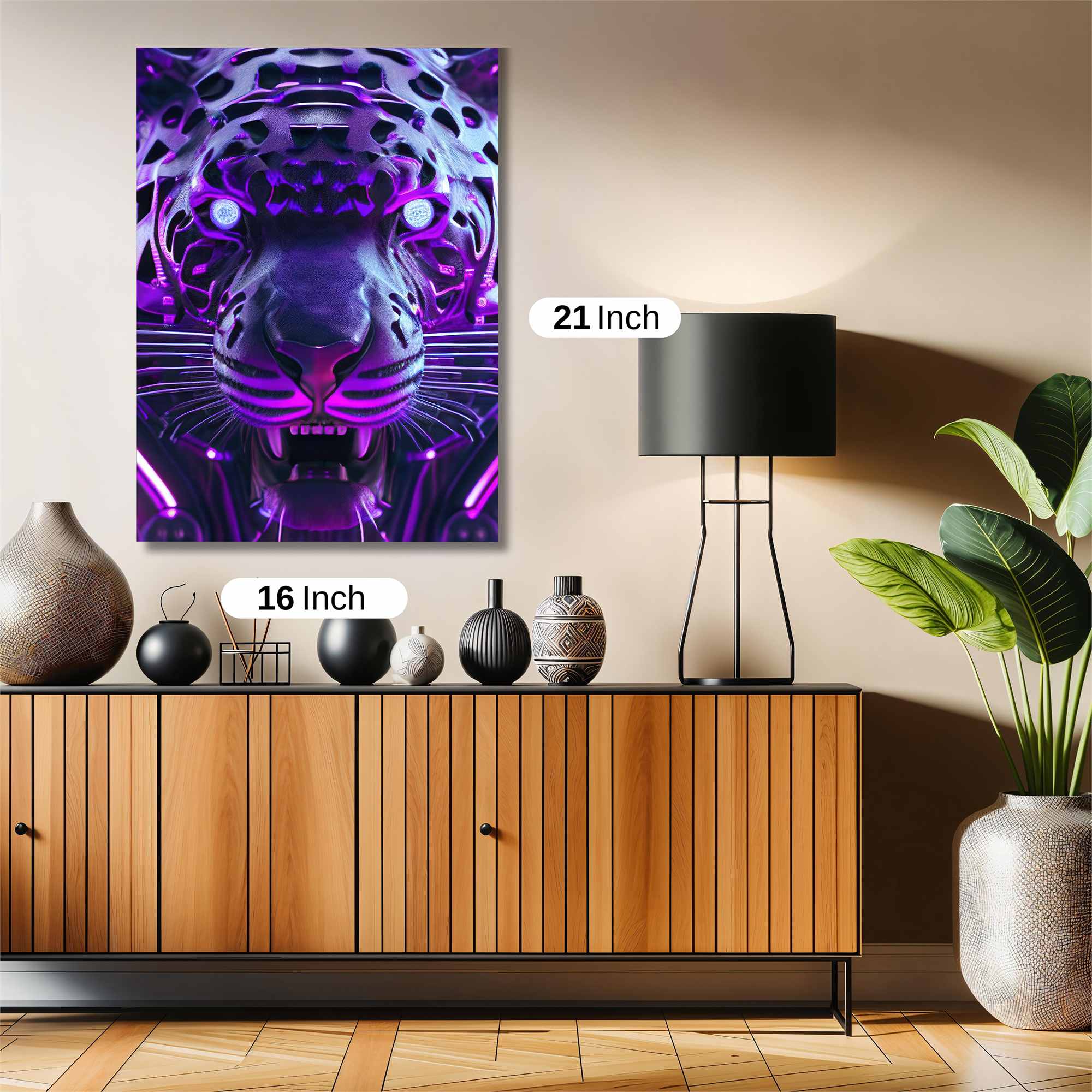 Cyber Leopard Safe Wall Magnetic / M
