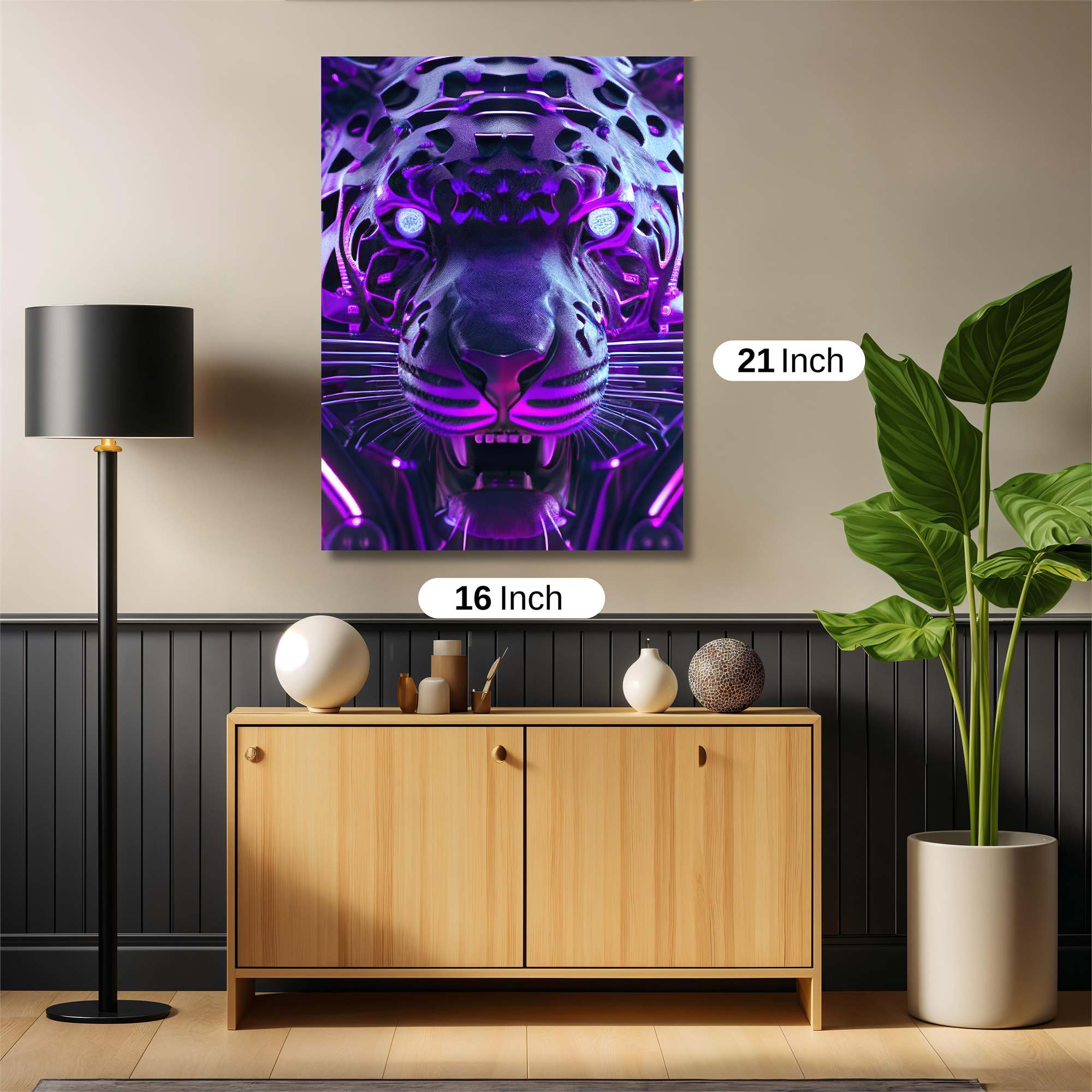 Cyber Leopard Safe Wall Magnetic / M