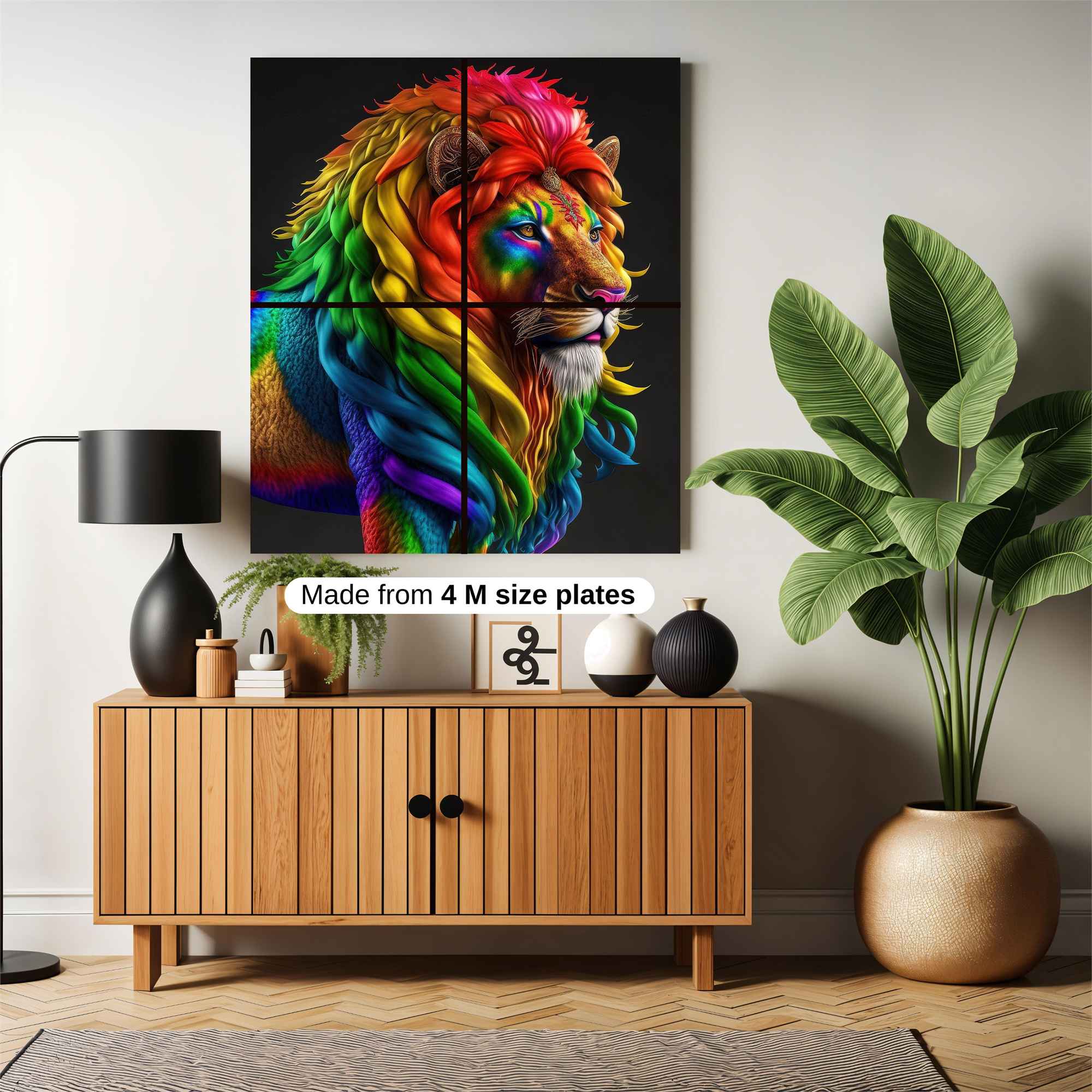 Rainbow Regal Safe Wall Magnetic / M