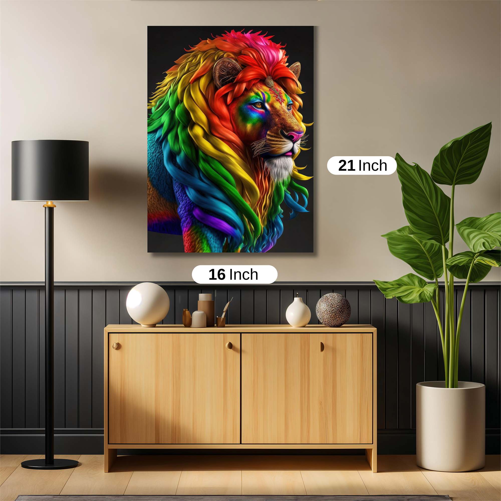 Rainbow Regal Safe Wall Magnetic / M