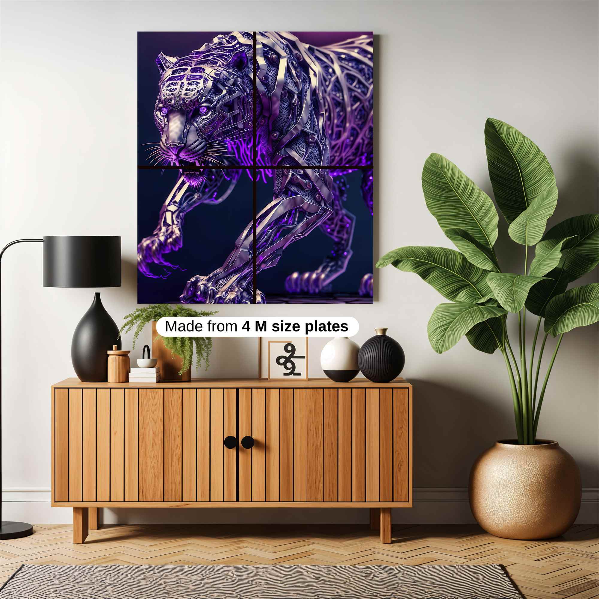 Cyber Tiger Safe Wall Magnetic / M