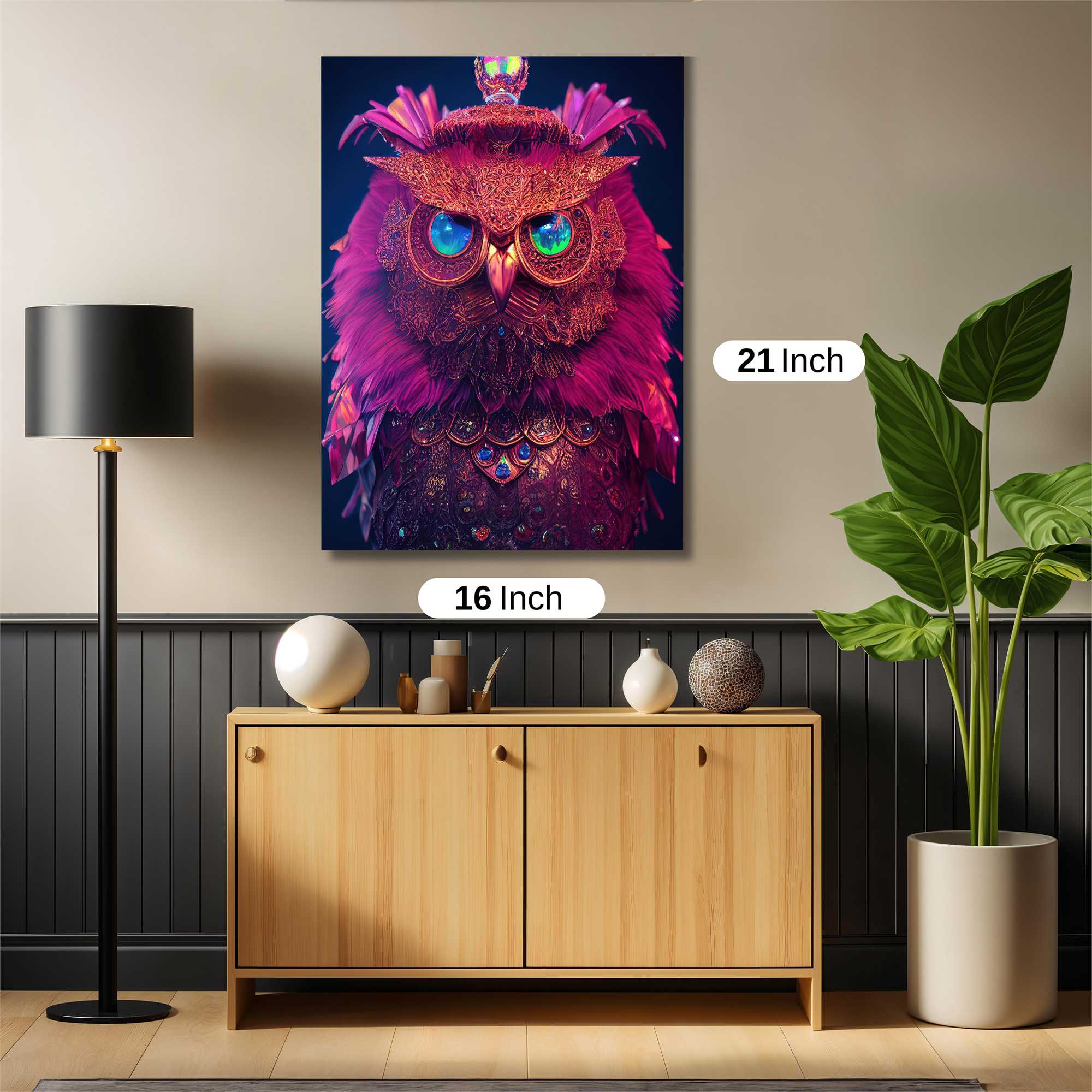 Owl Enigma Safe Wall Magnetic / M