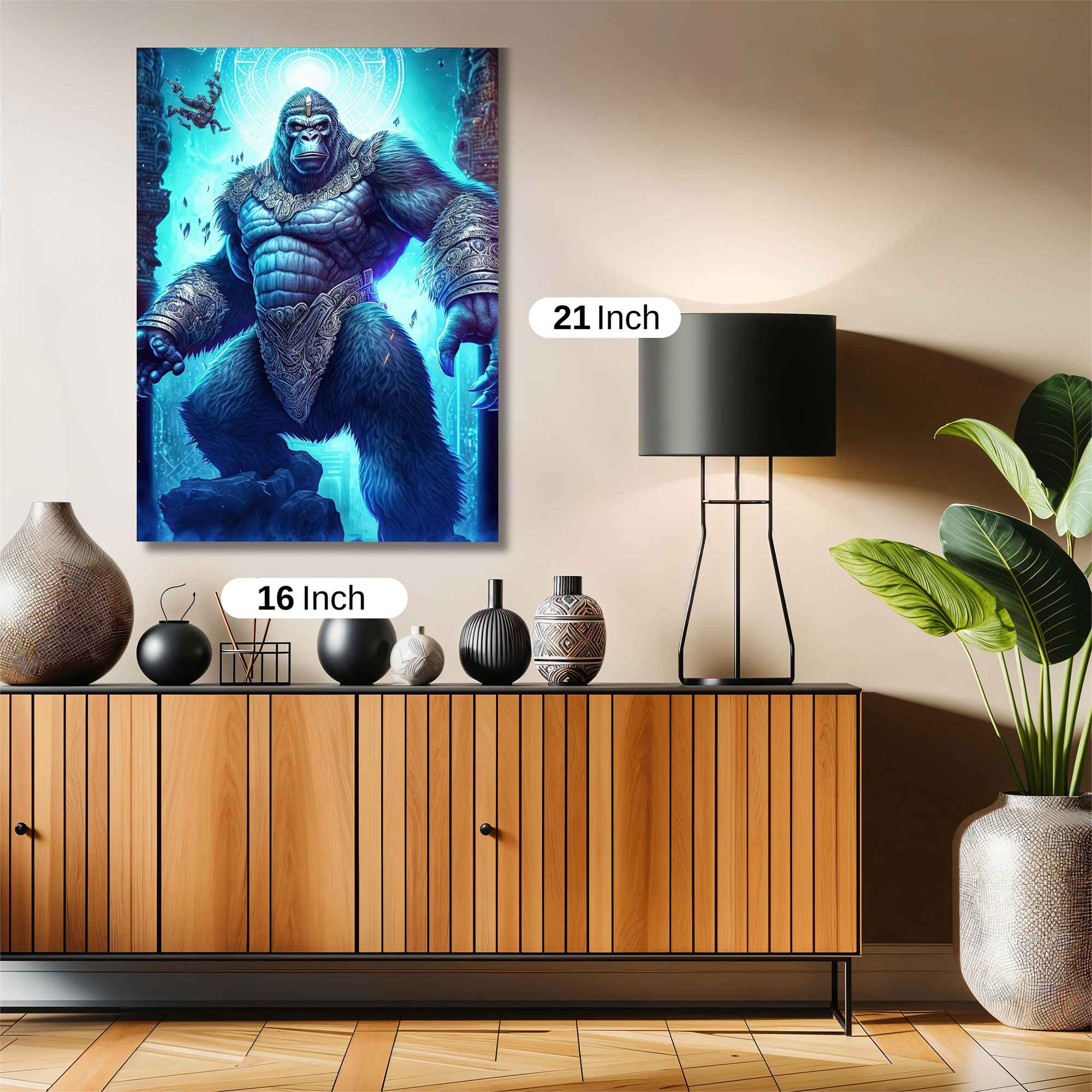 Hanuman Divine Safe Wall Magnetic / M