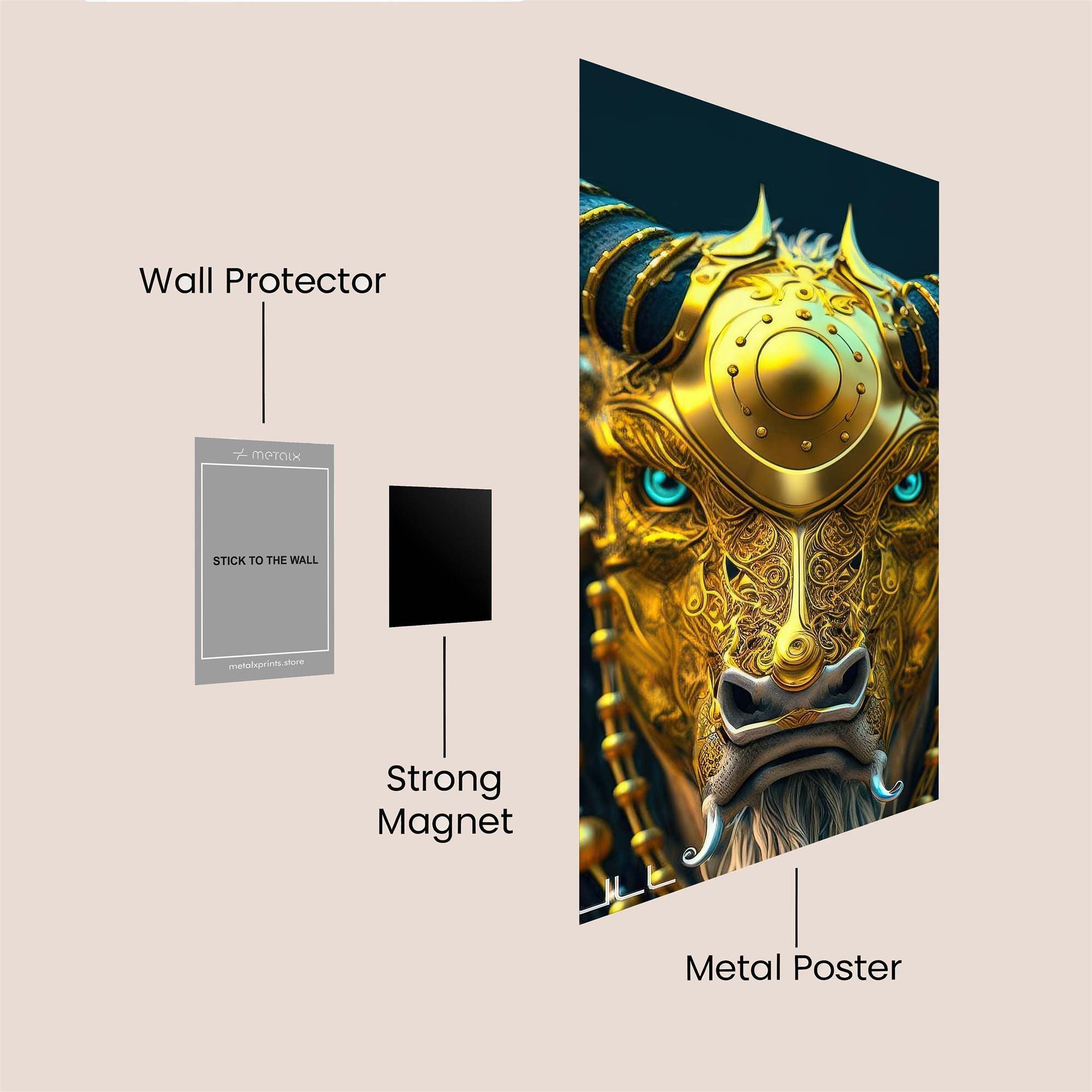 Lion Regal Safe Wall Magnetic / M