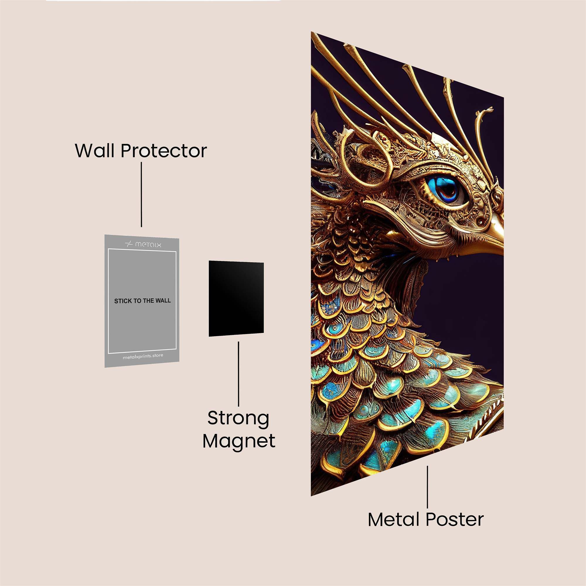 Phoenix Majestic Safe Wall Magnetic / M