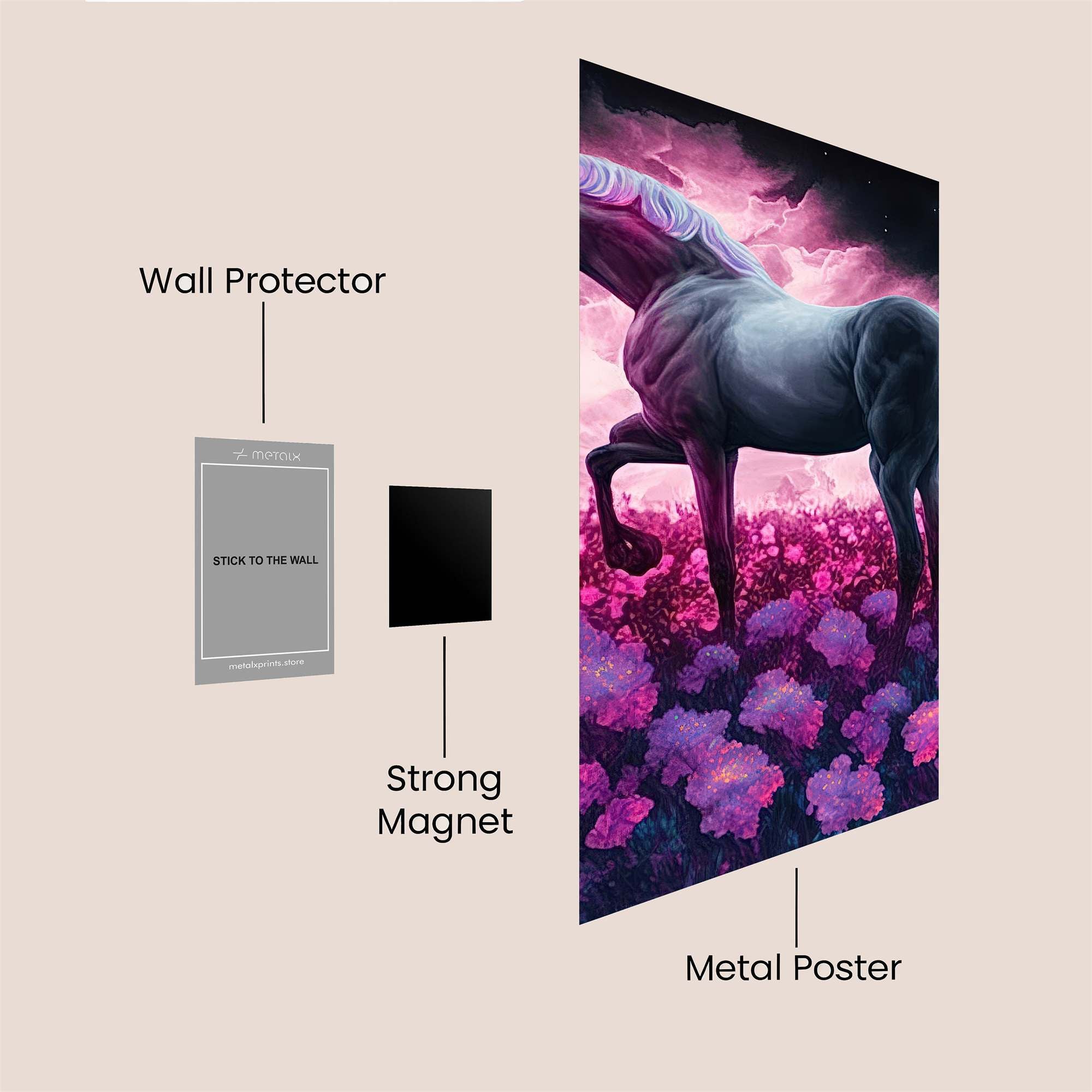 Mystic Dawn Safe Wall Magnetic / M