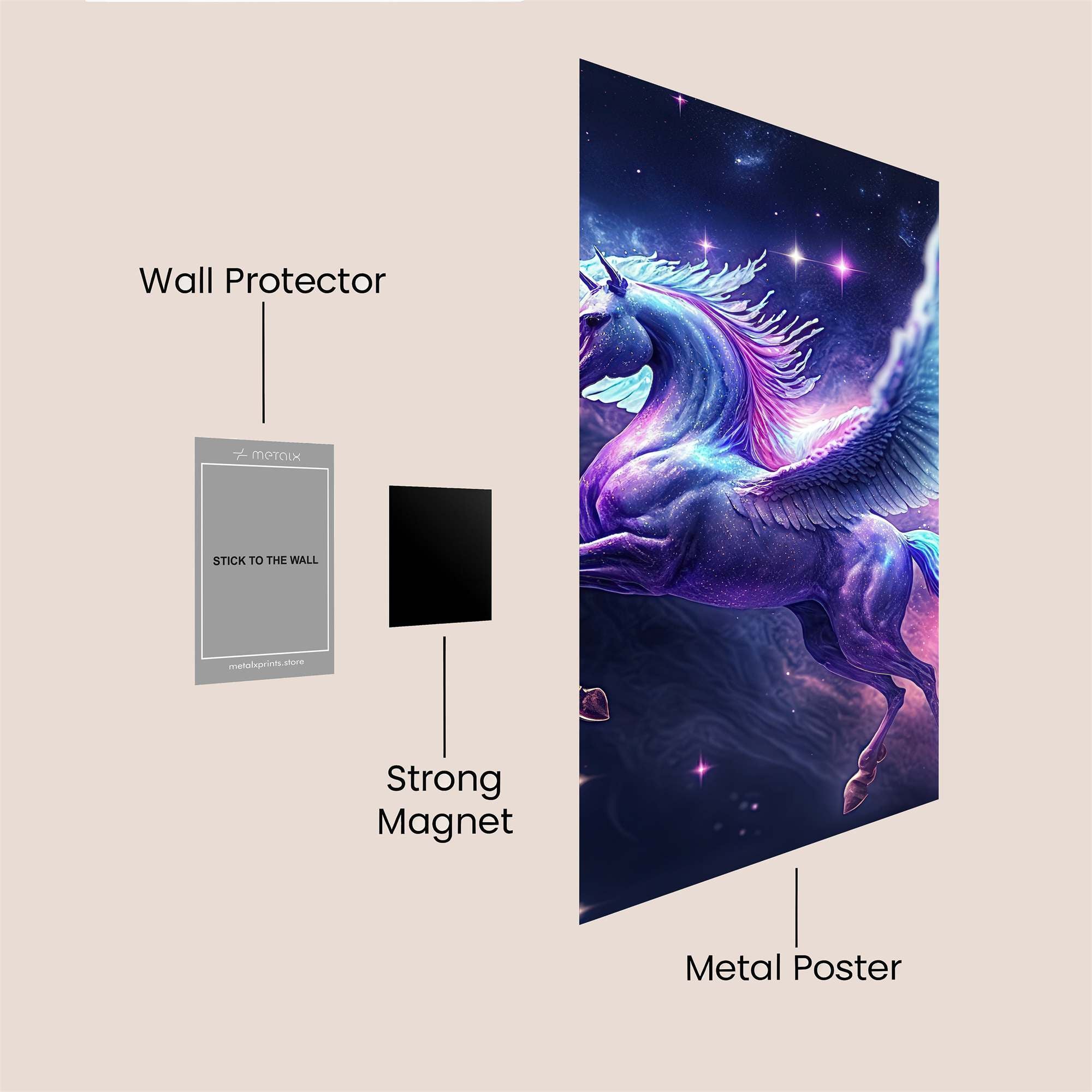 Pegasus Radiant Safe Wall Magnetic / M