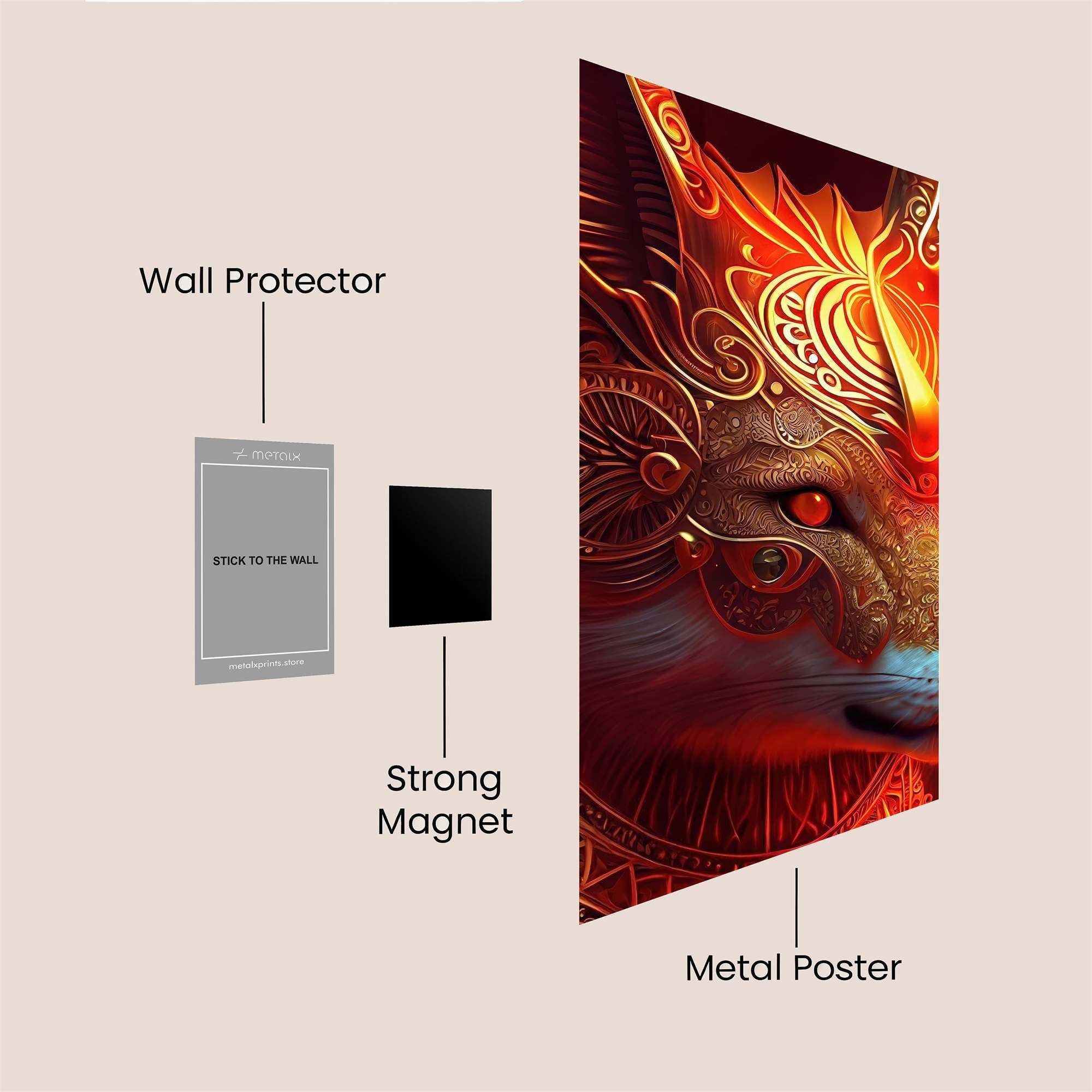 Anubis Enigma Safe Wall Magnetic / M