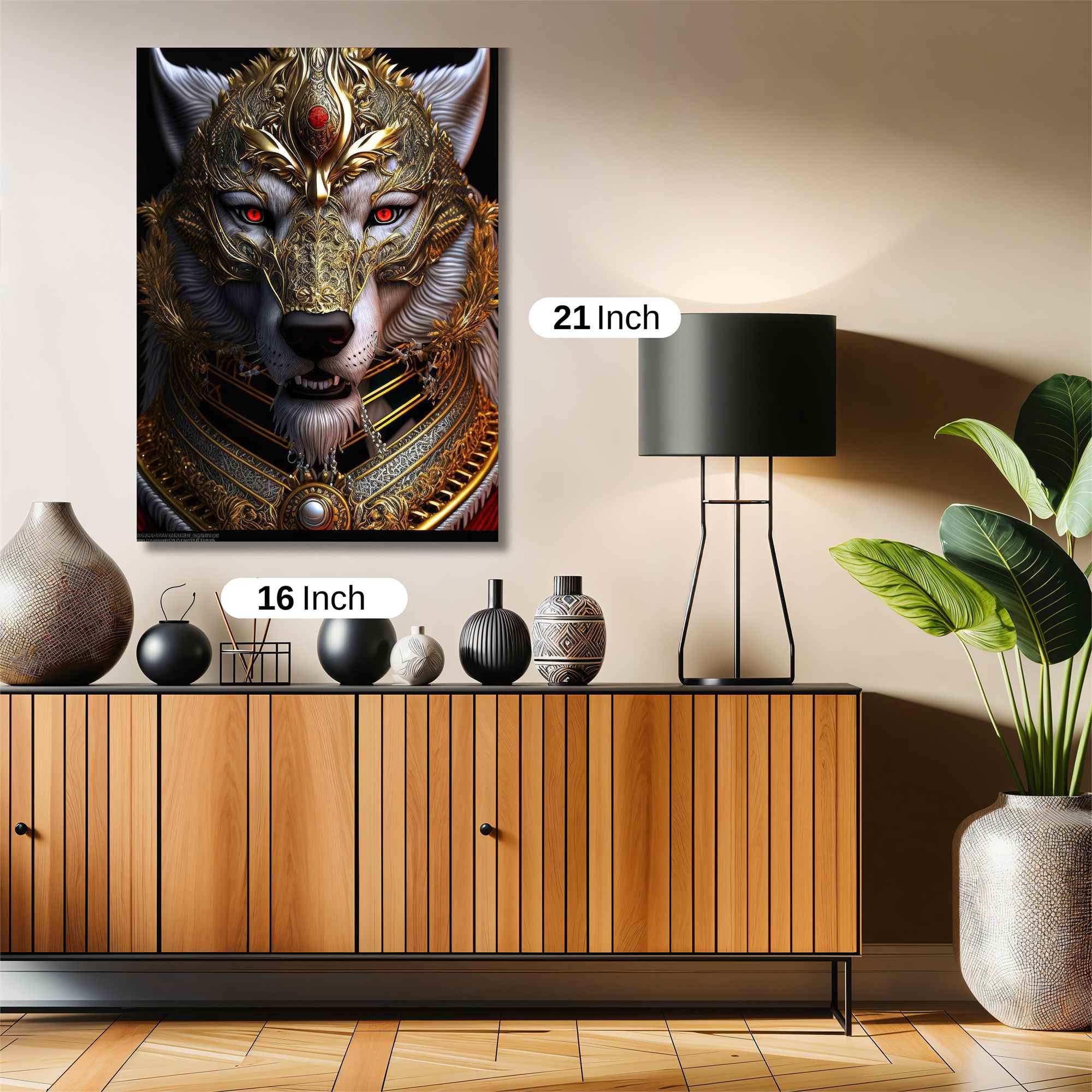 Wolf Majesty Safe Wall Magnetic / M