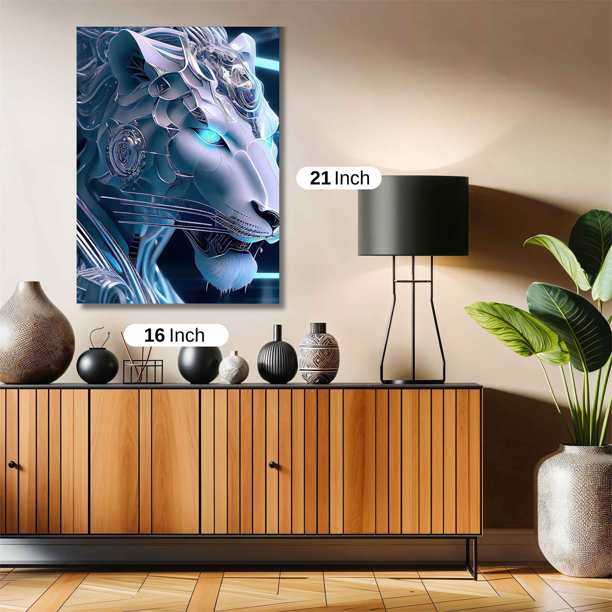 Cyber Serenity Safe Wall Magnetic / M