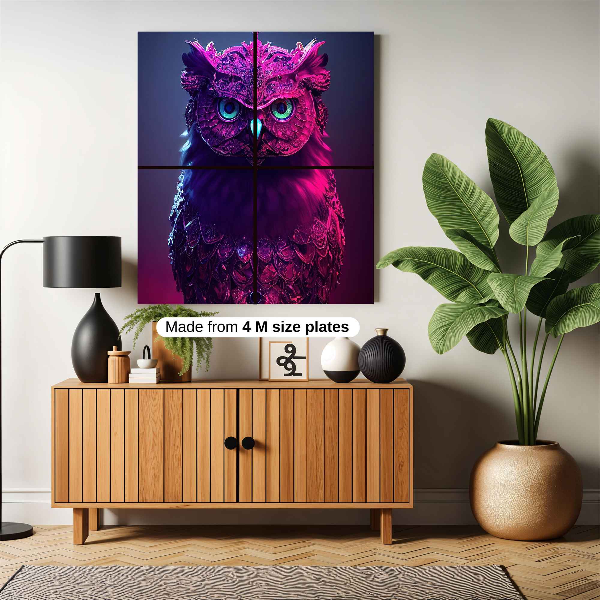 Owl Majestic Safe Wall Magnetic / M