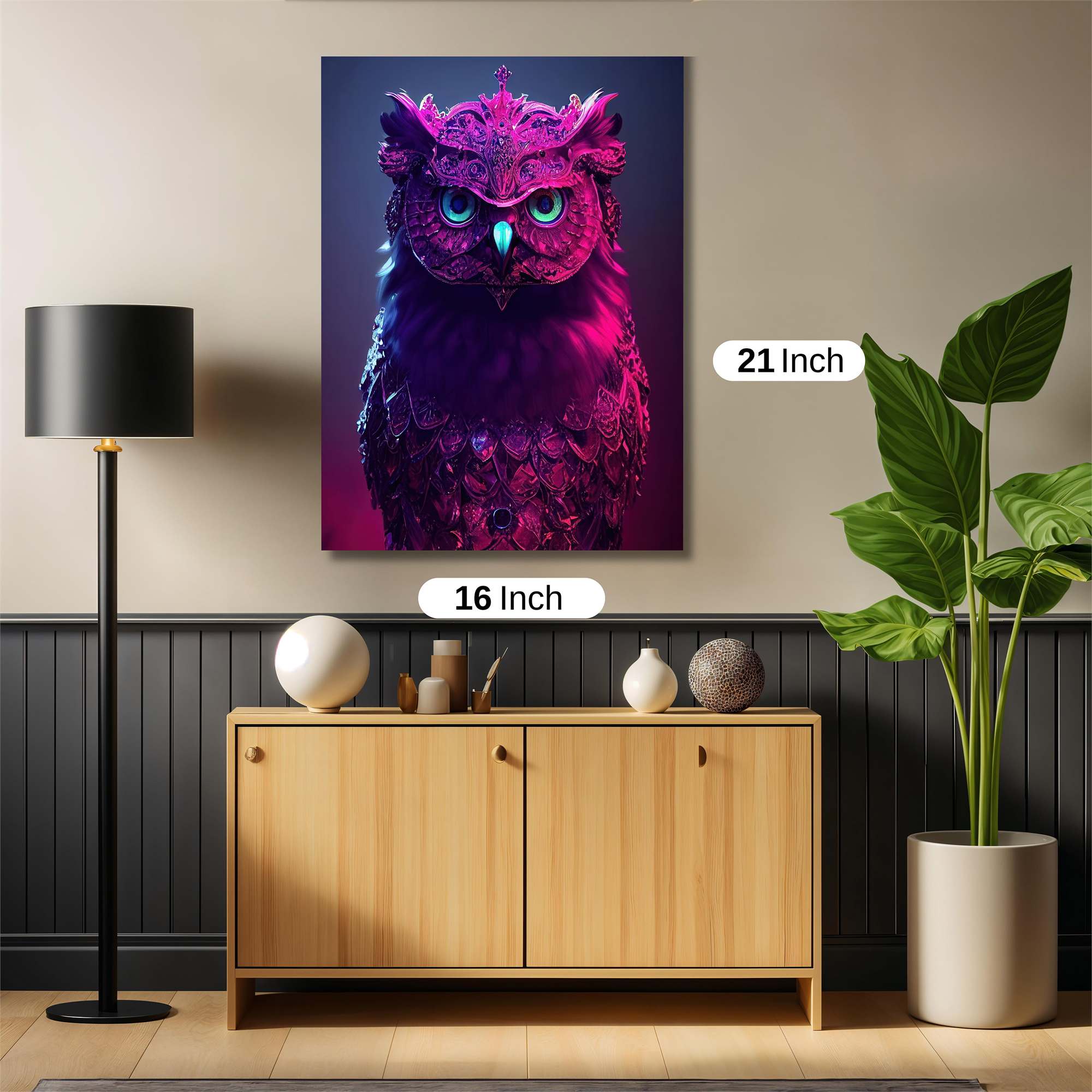 Owl Majestic Safe Wall Magnetic / M