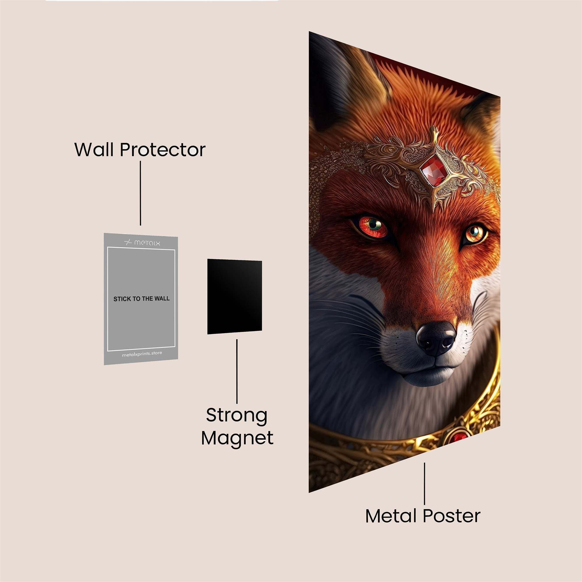 Royal Enigma Safe Wall Magnetic / M