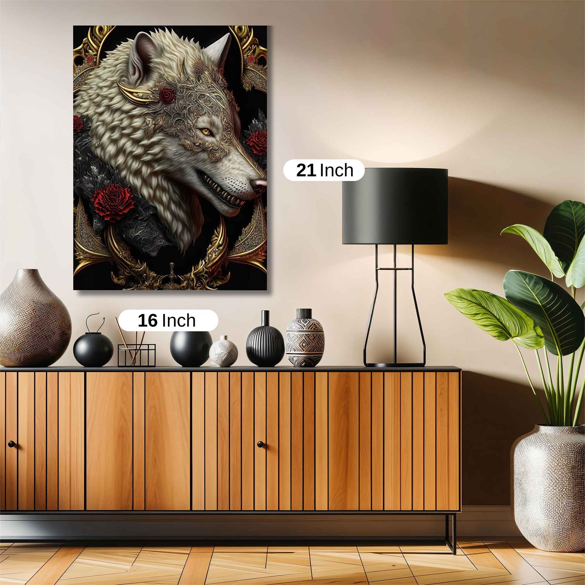 Wolf Majesty Safe Wall Magnetic / M