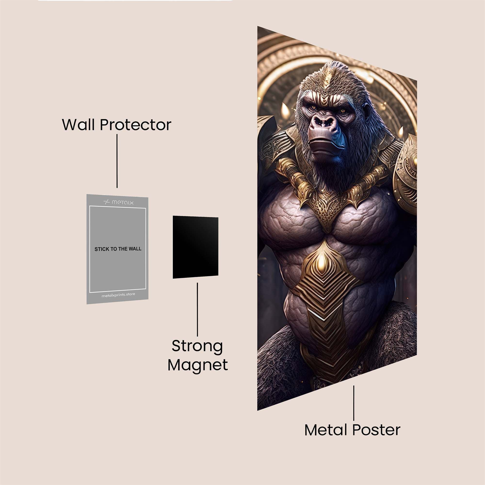 Gorilla Sovereign Safe Wall Magnetic / M