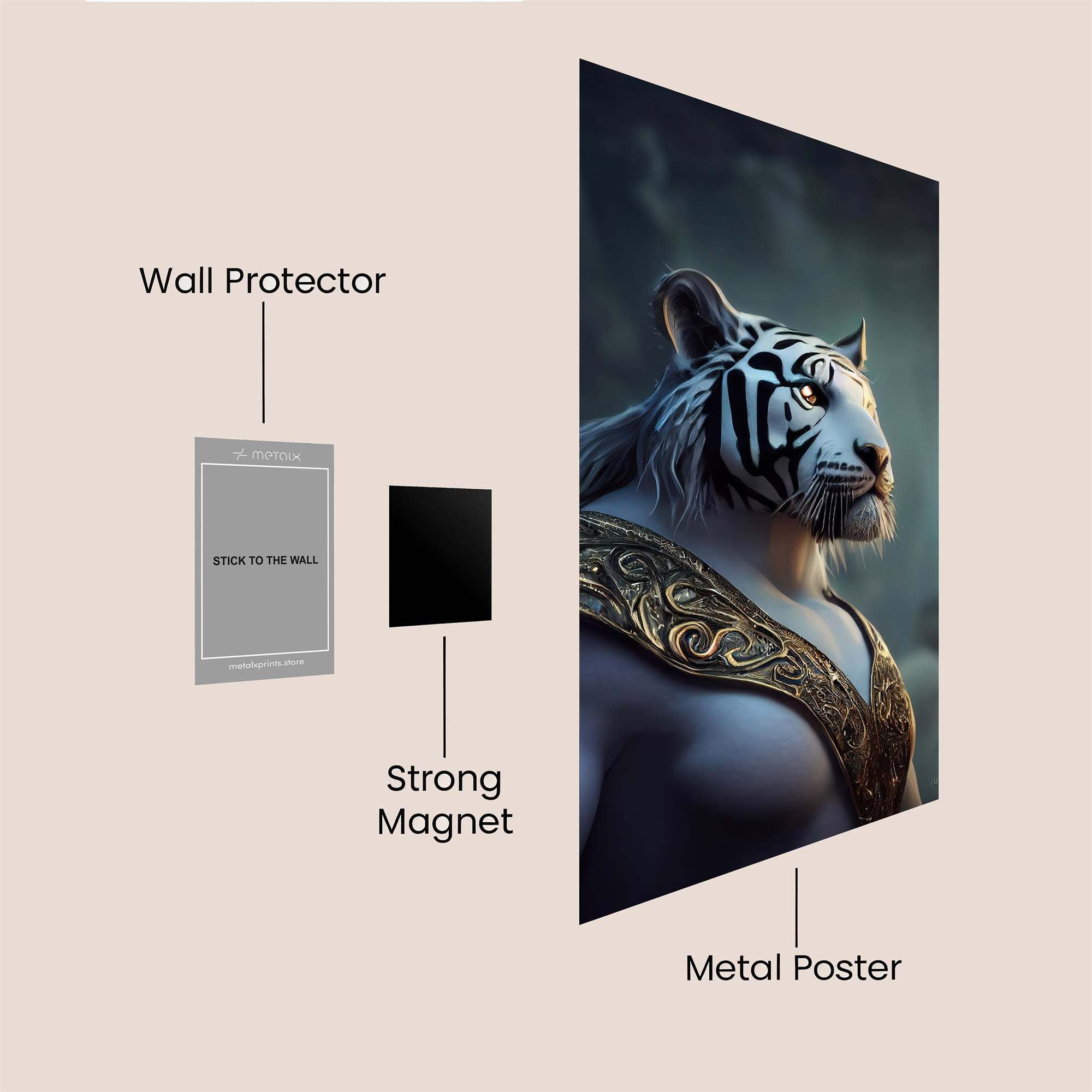 Lynx Majestic Safe Wall Magnetic / M