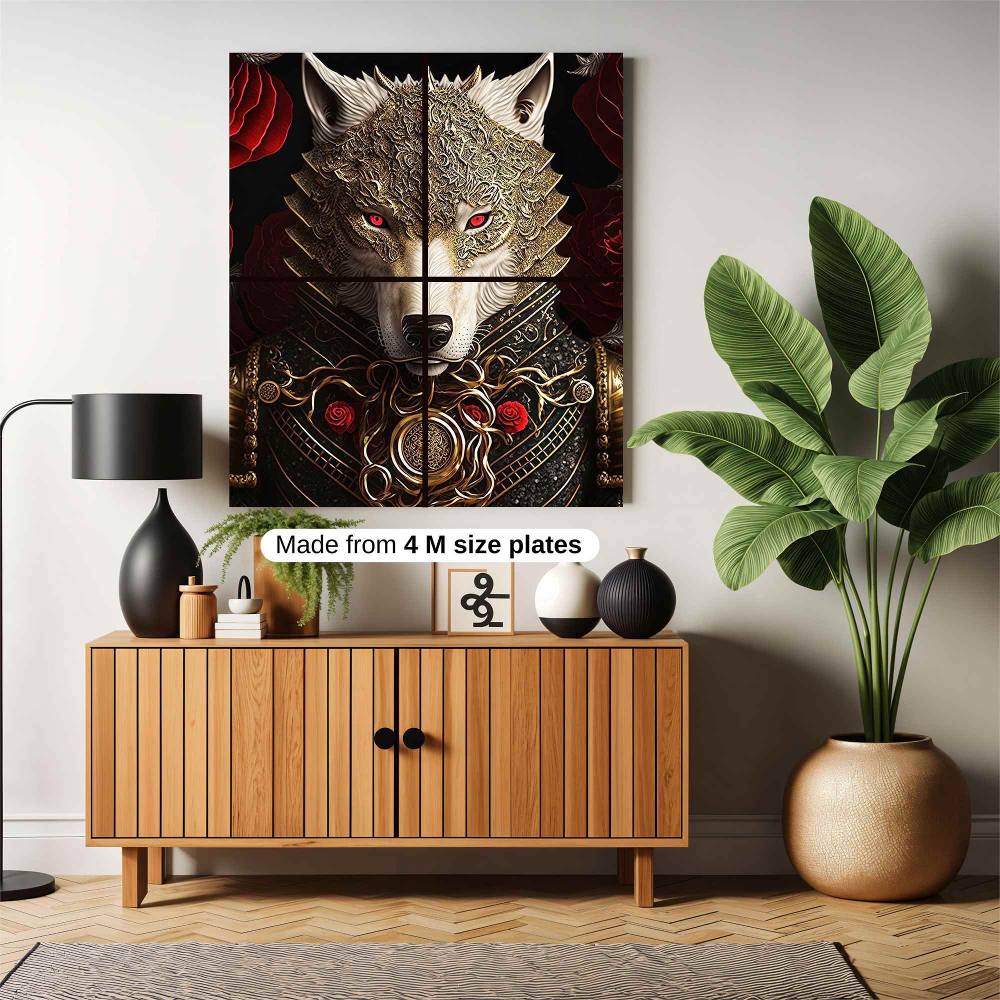 Wolf Majesty Safe Wall Magnetic / M