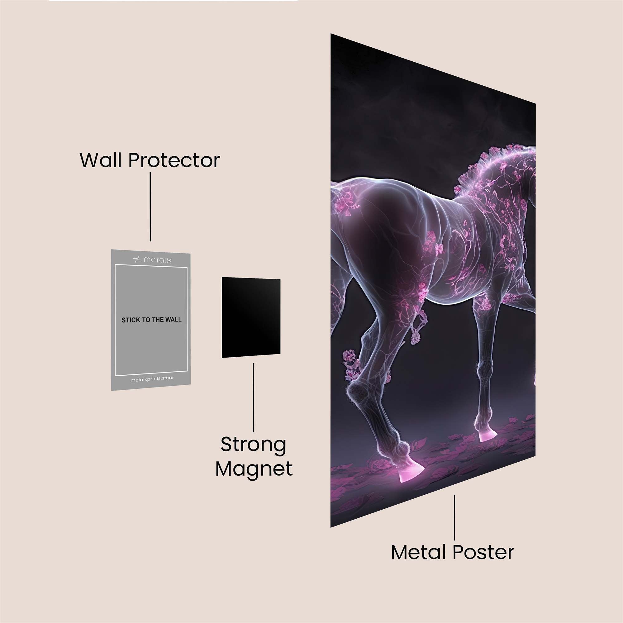 Mystic Bloom Safe Wall Magnetic / M