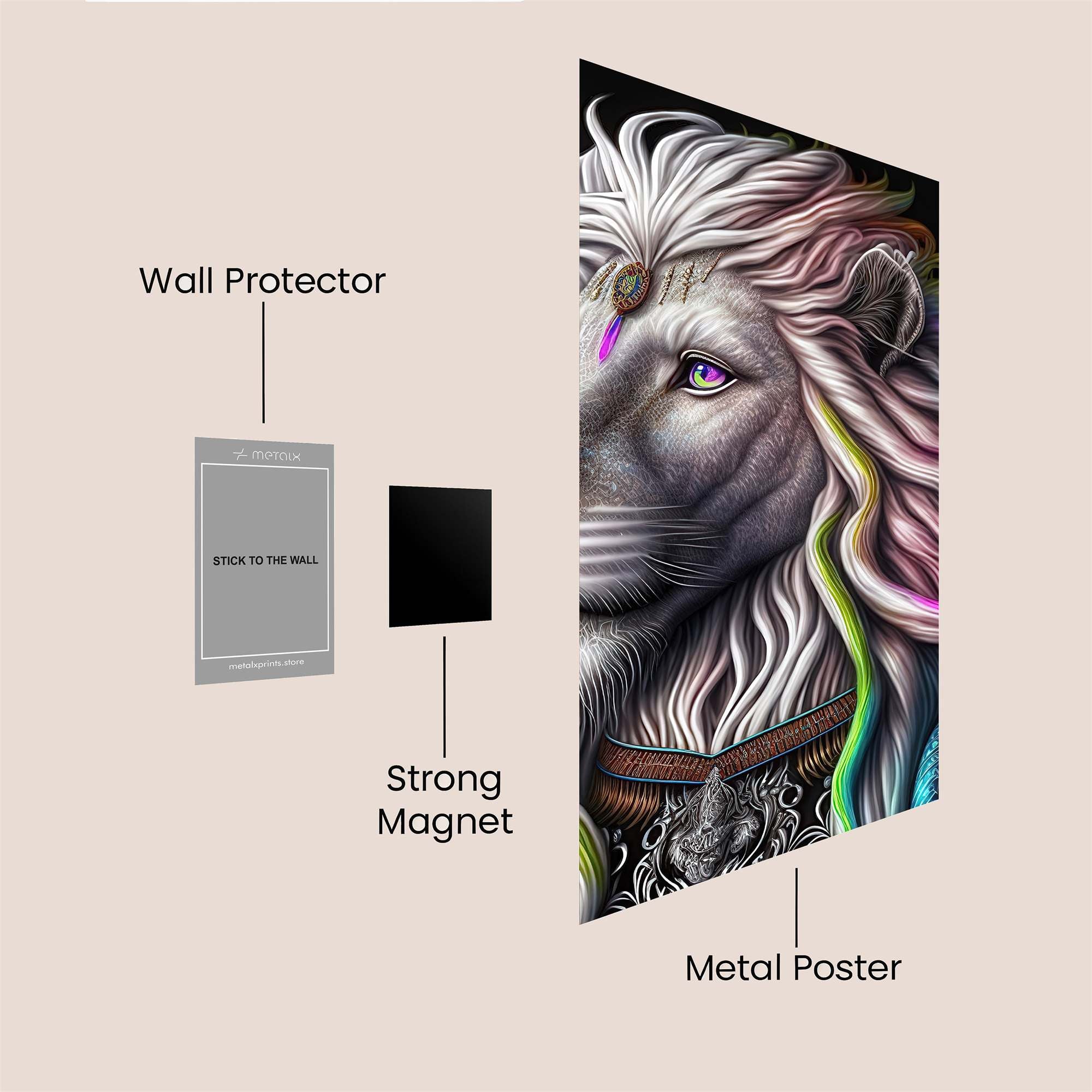 Lion Luminary Safe Wall Magnetic / M