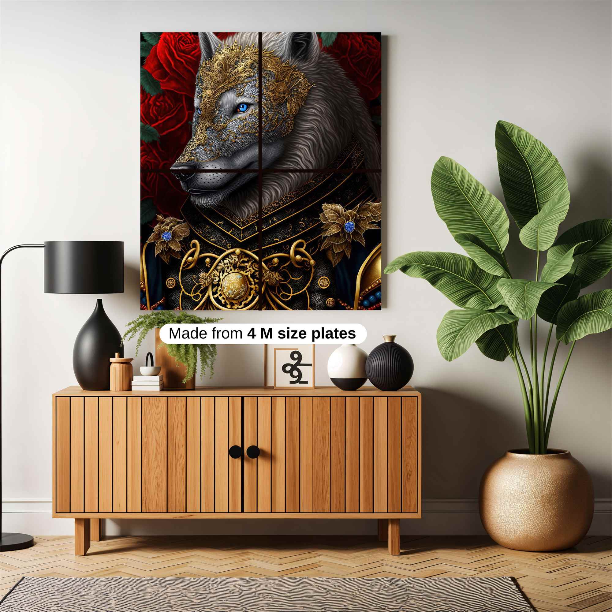 Noble Wolf Safe Wall Magnetic / M