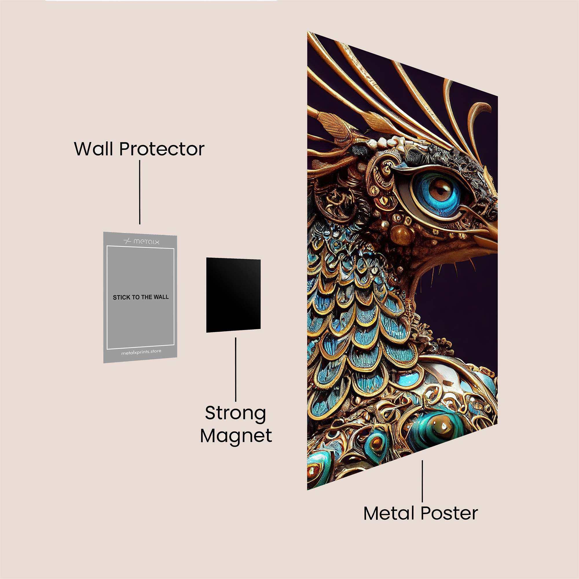Phoenix Regal Safe Wall Magnetic / M