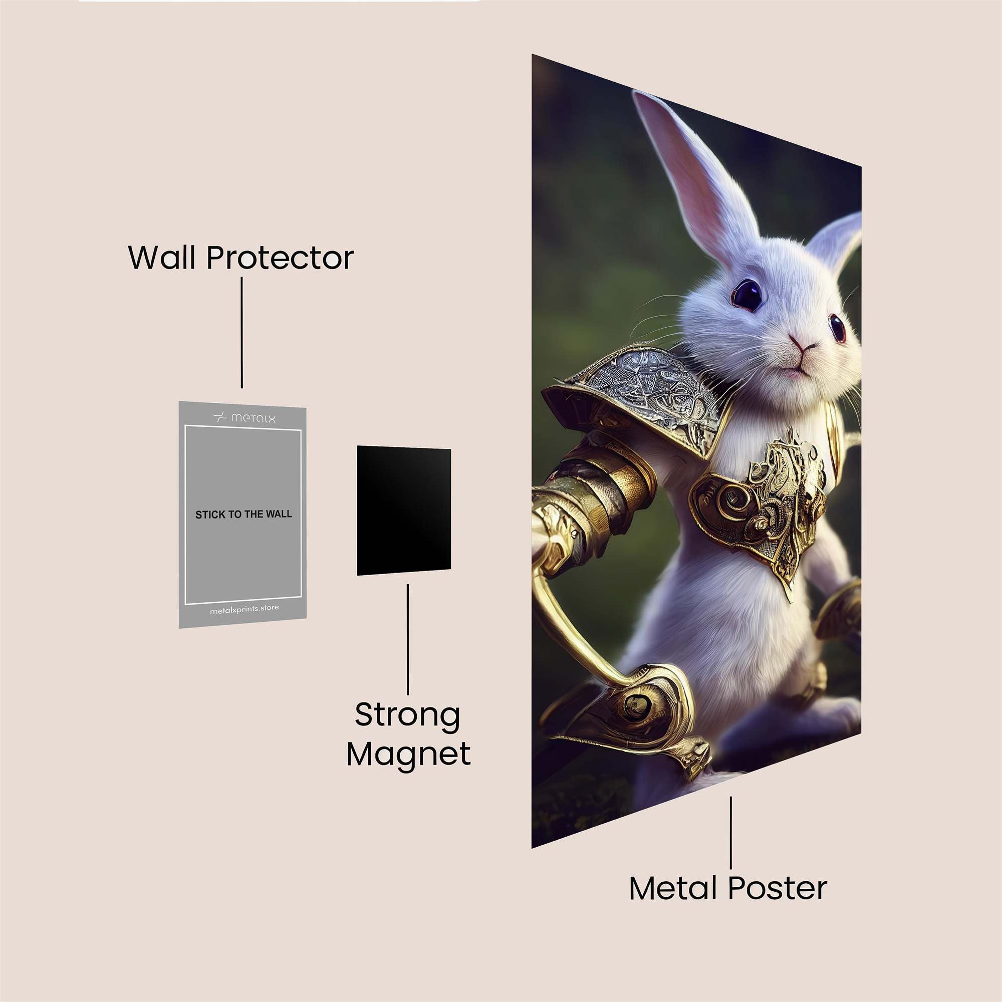 Knightly Valor Safe Wall Magnetic / M