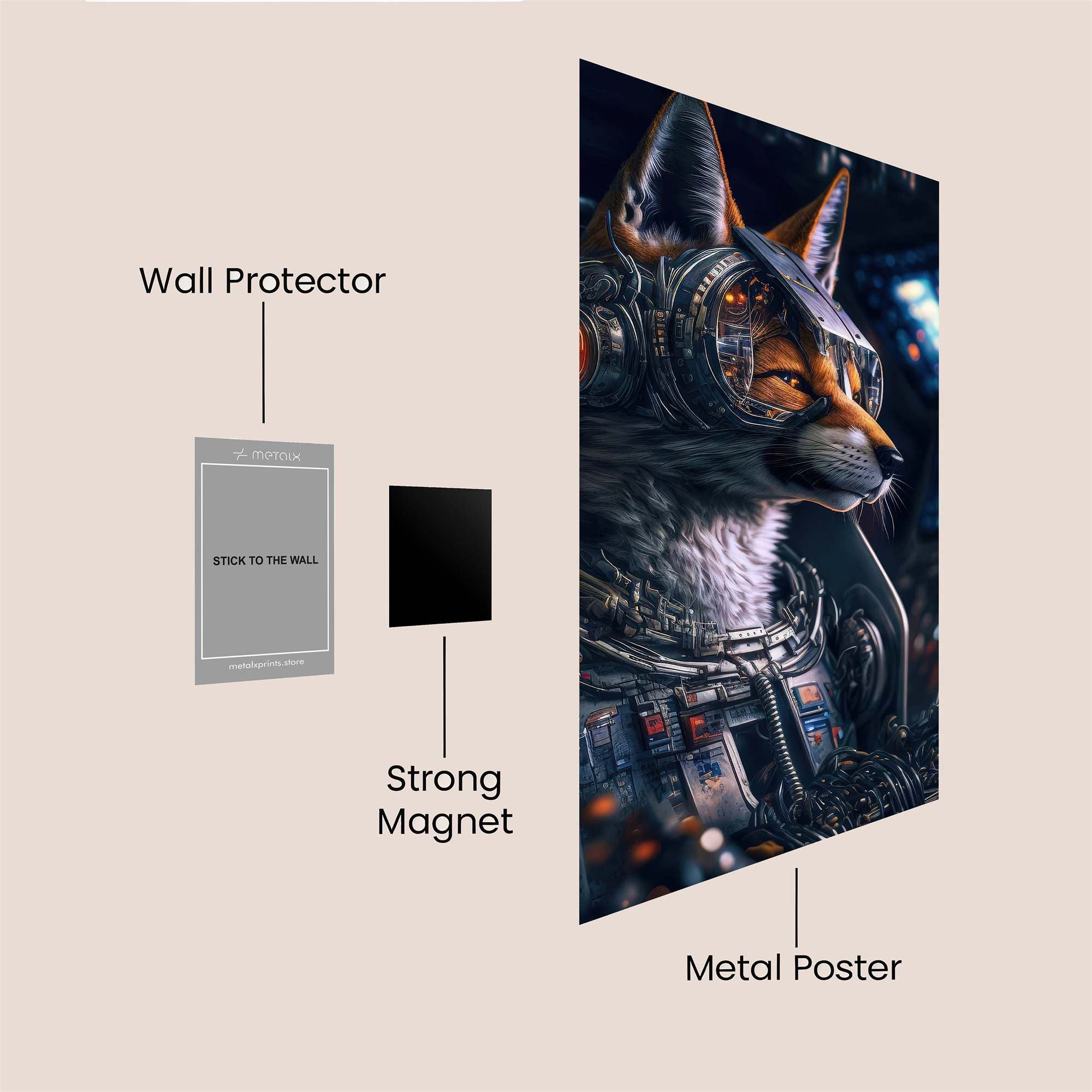 Fox Navigator Safe Wall Magnetic / M