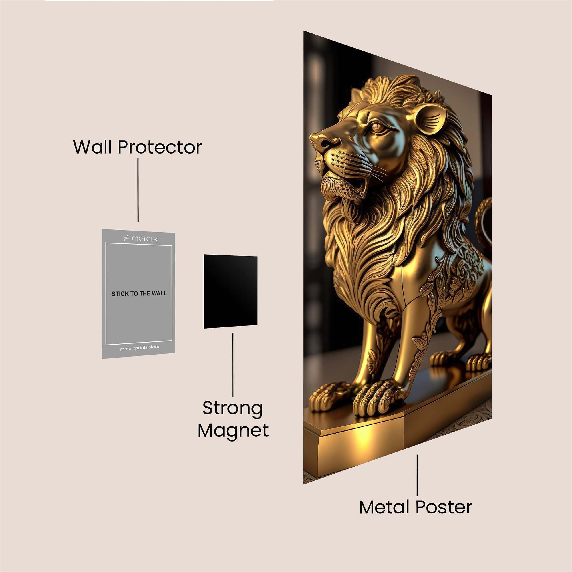 Lion Regal Safe Wall Magnetic / M