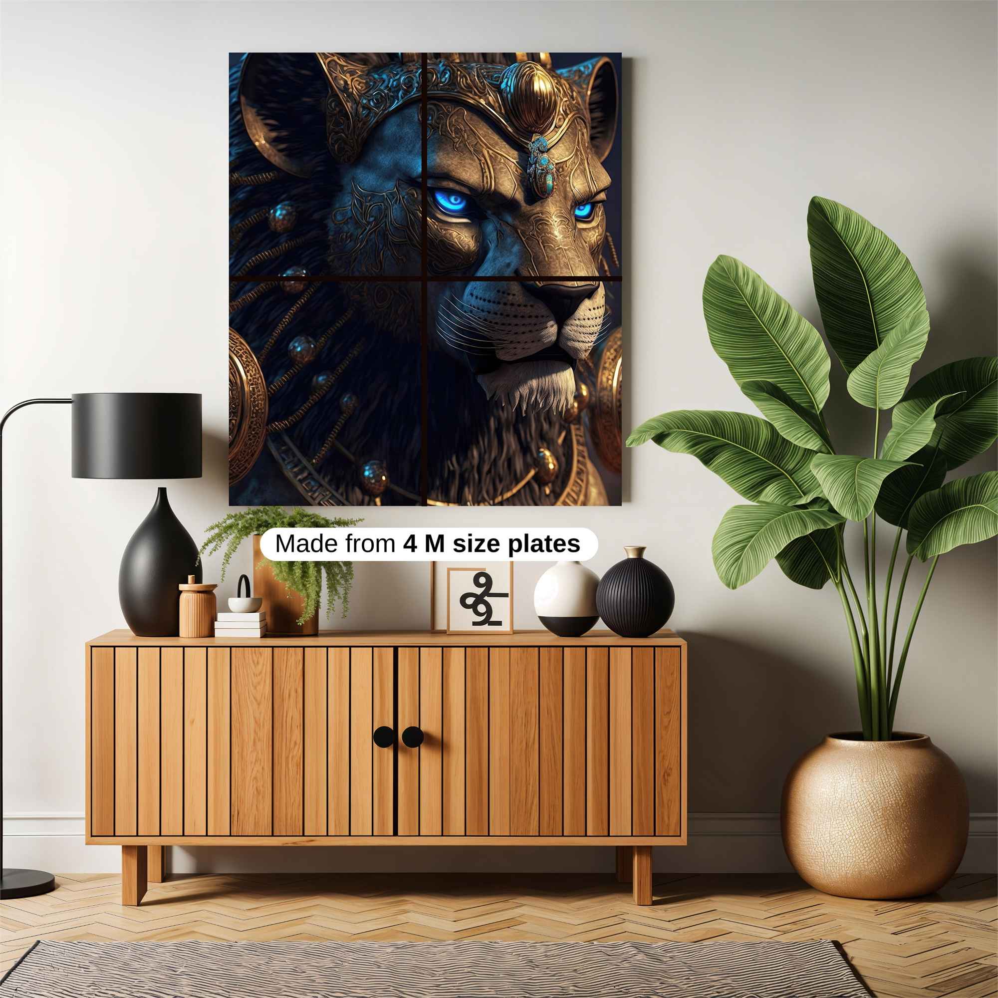 Lion Majestic Safe Wall Magnetic / M