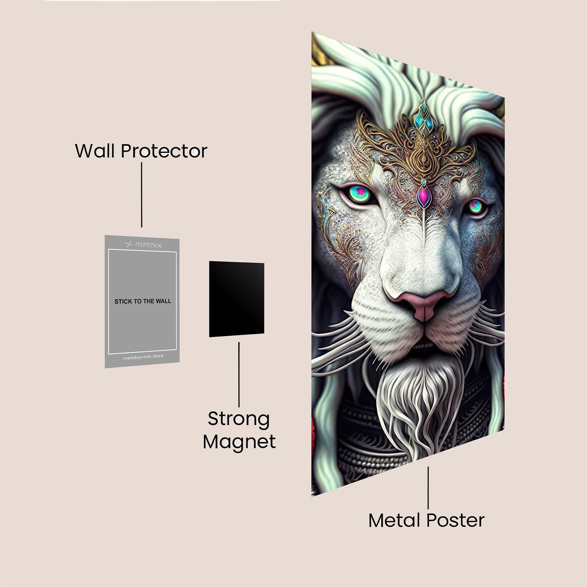 Lion Majesty Safe Wall Magnetic / M