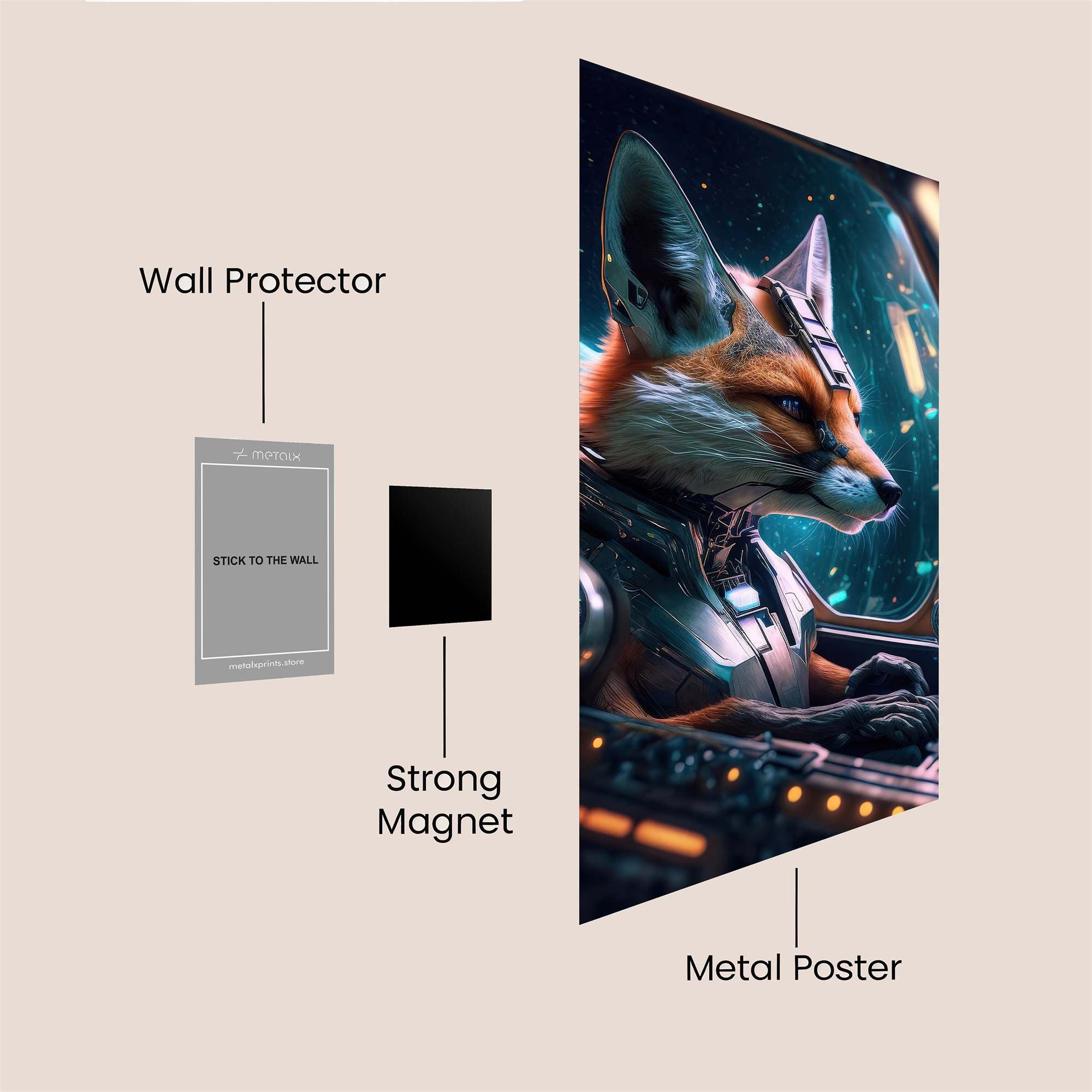 Fox Voyager Safe Wall Magnetic / M