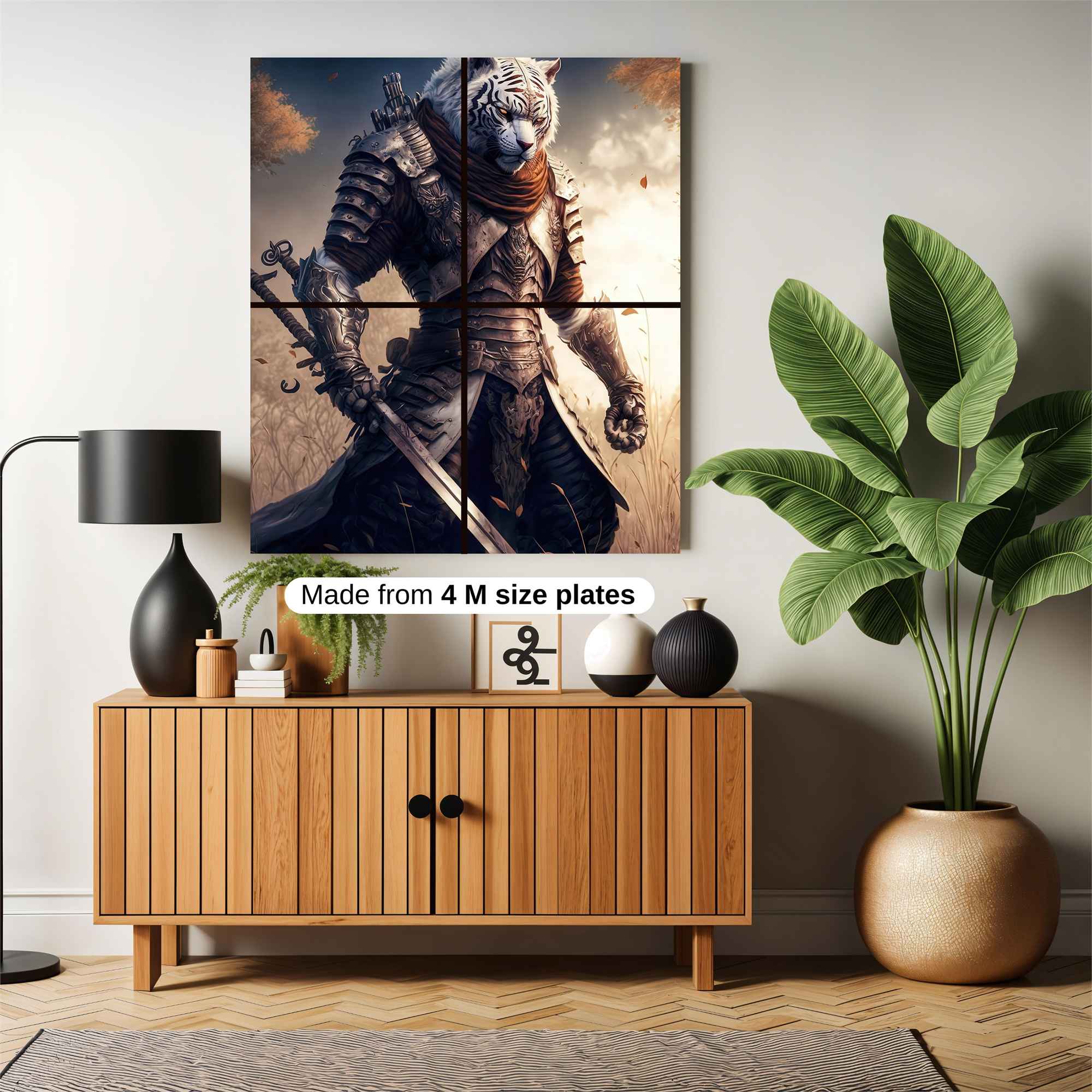 Tiger Warrior Safe Wall Magnetic / M