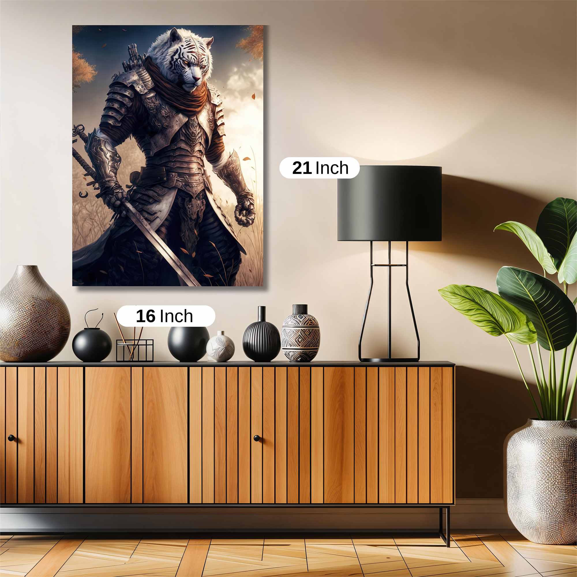 Tiger Warrior Safe Wall Magnetic / M