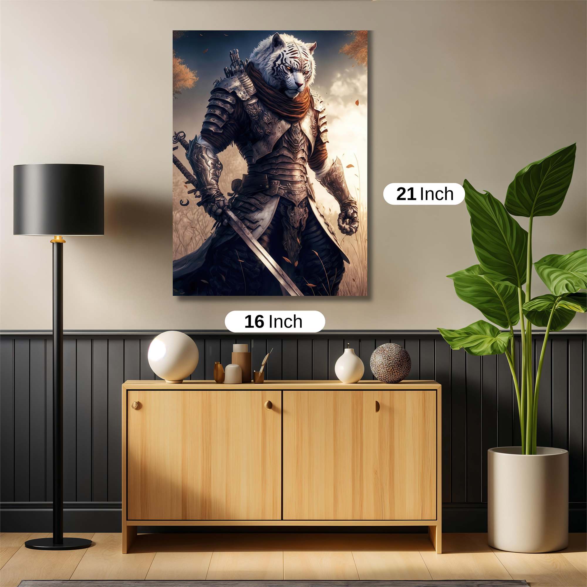 Tiger Warrior Safe Wall Magnetic / M