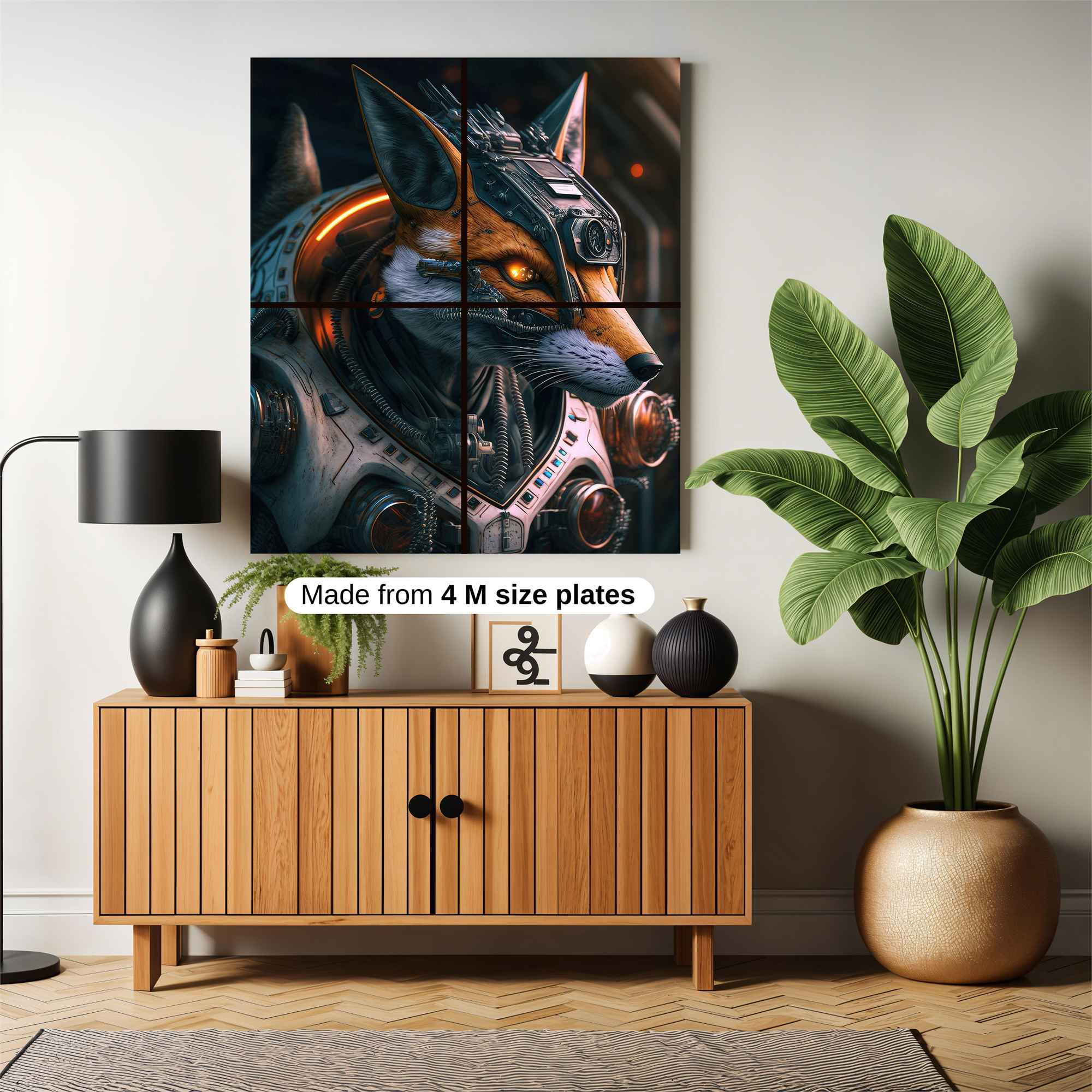 Cyber Fox Safe Wall Magnetic / M
