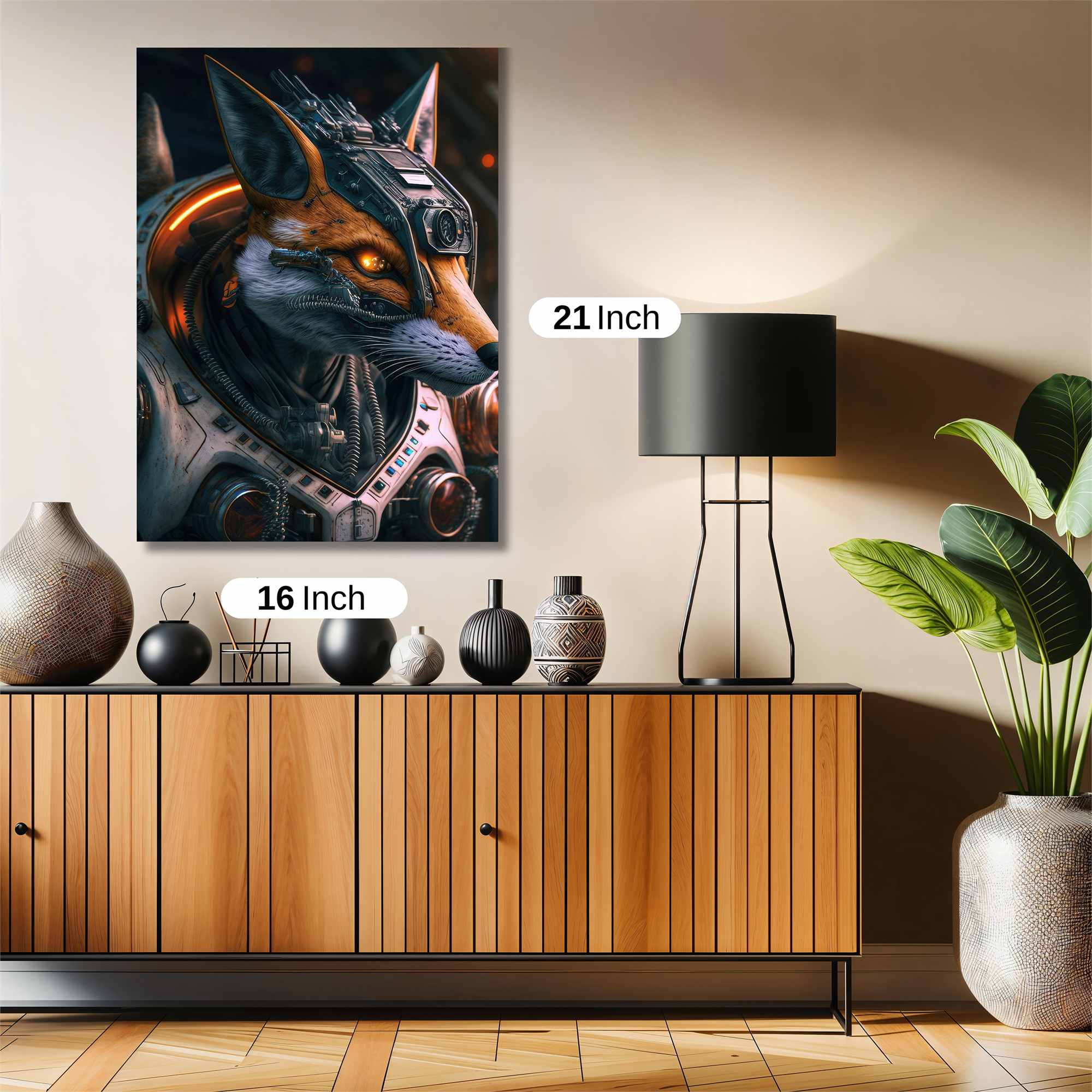 Cyber Fox Safe Wall Magnetic / M