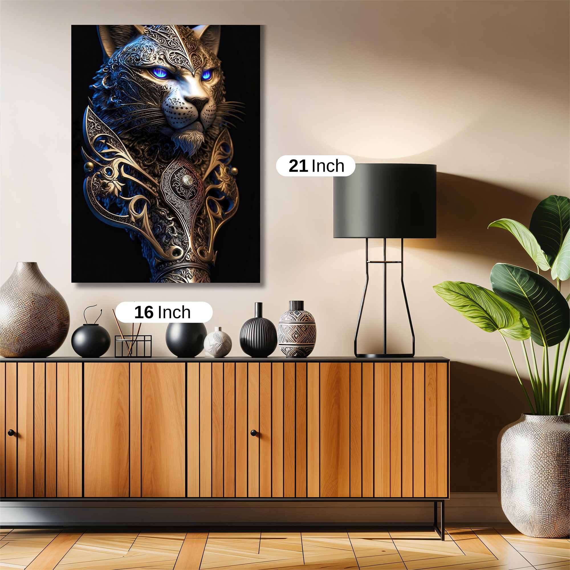 Mystic Cat Safe Wall Magnetic / M