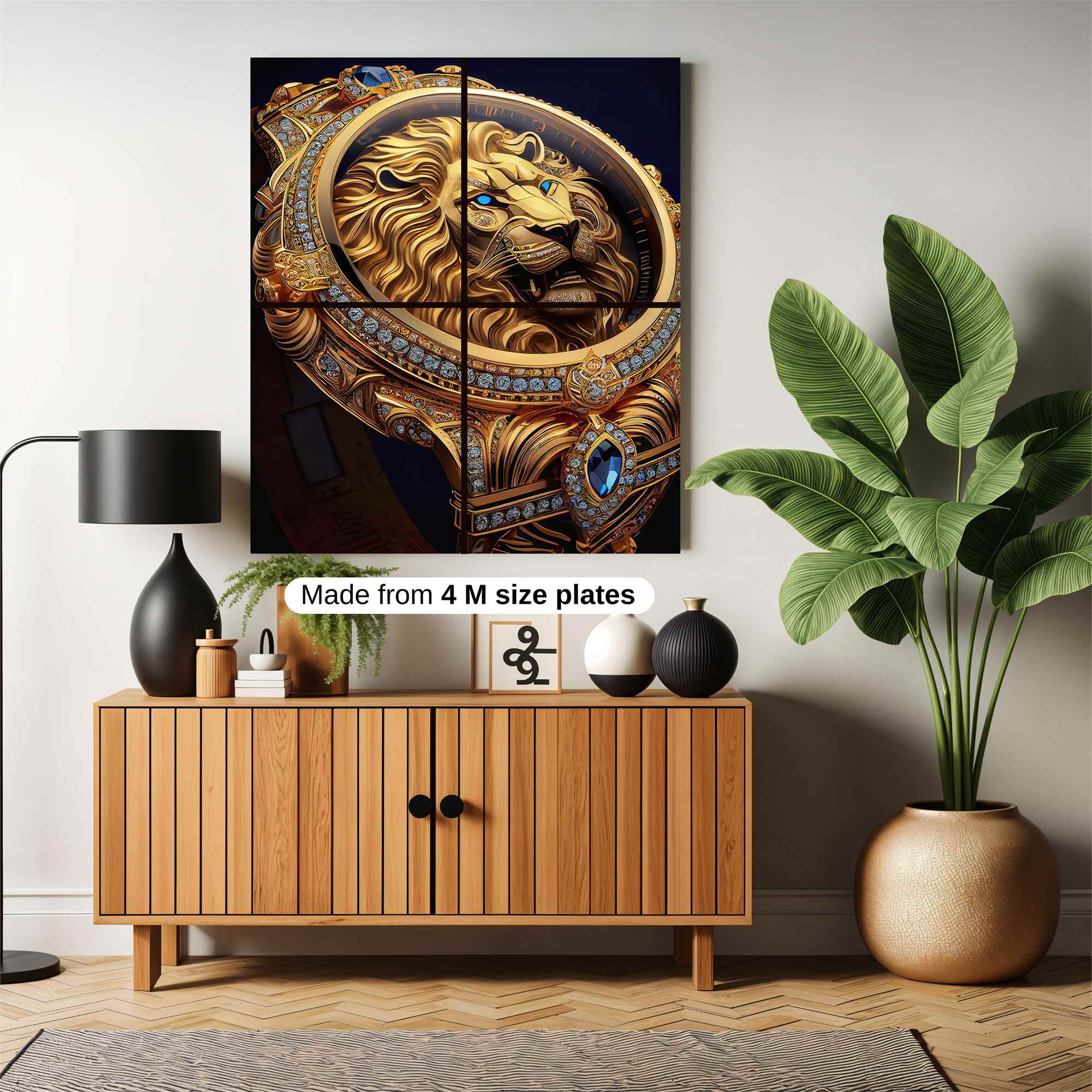 Lion Majestic Safe Wall Magnetic / M