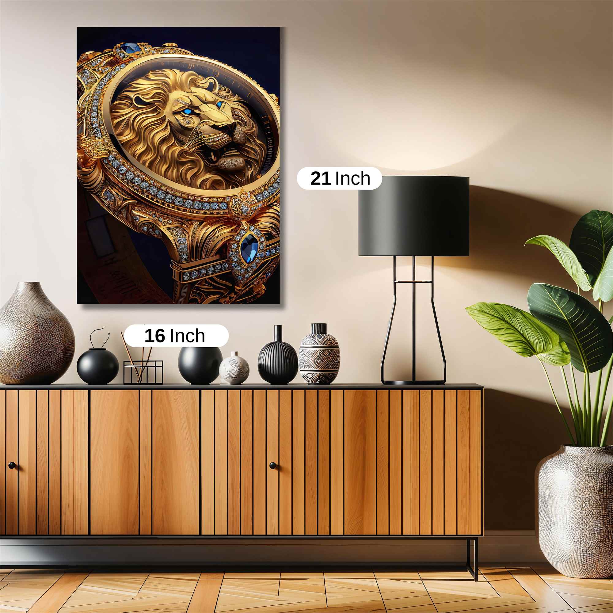 Lion Majestic Safe Wall Magnetic / M