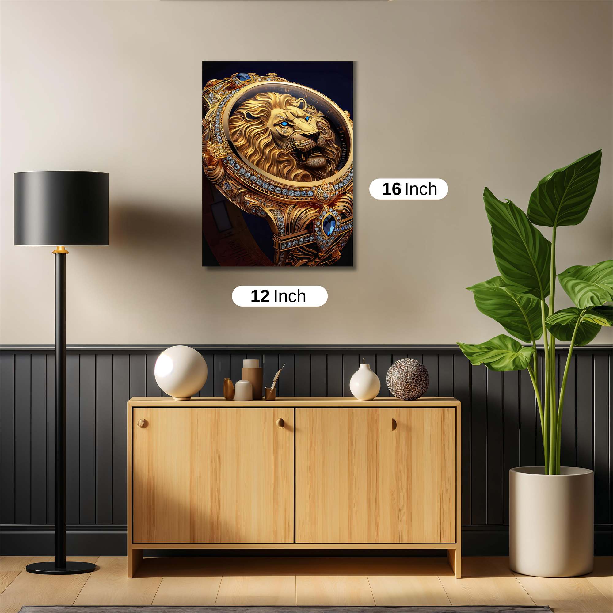 Lion Majestic Safe Wall Magnetic / M