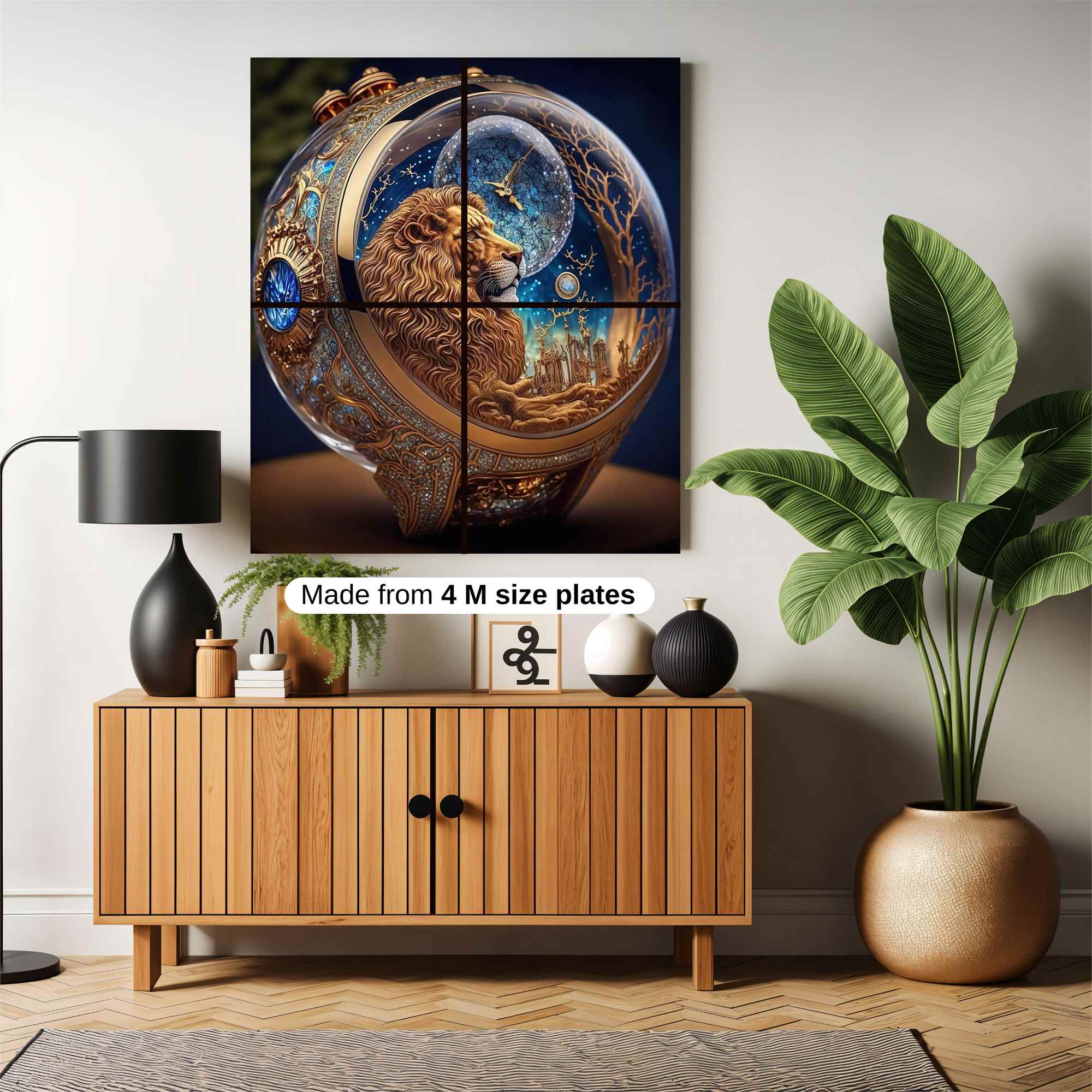 Lion Dreamscape Safe Wall Magnetic / M