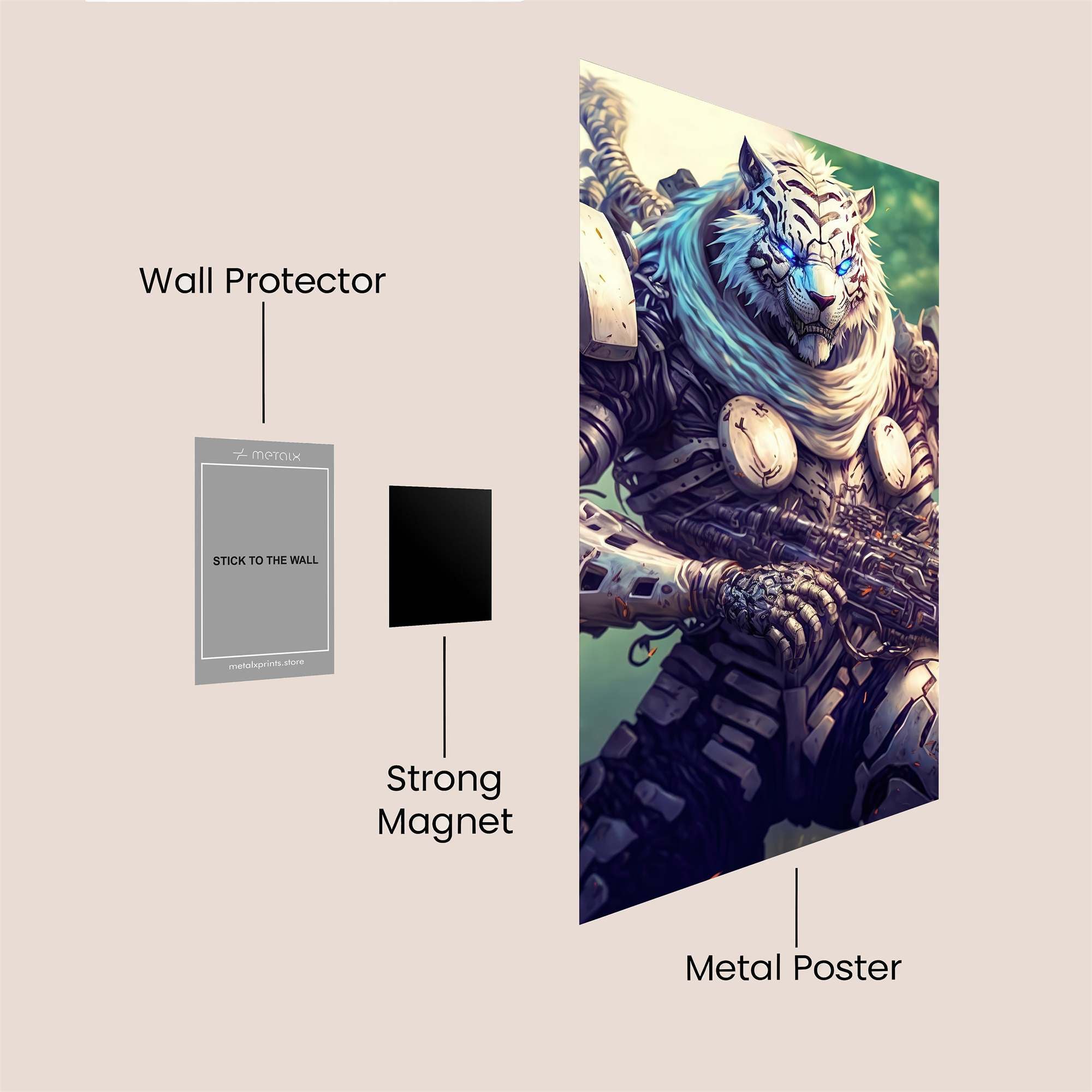 Tiger Sentinel Safe Wall Magnetic / M