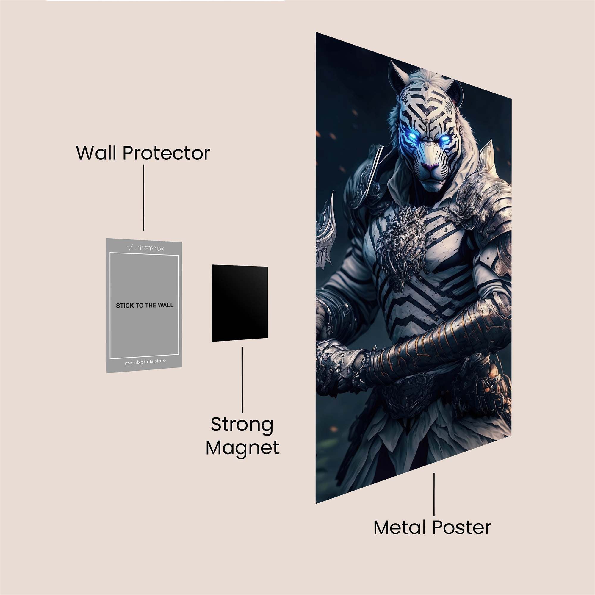 Tiger Sentinel Safe Wall Magnetic / M