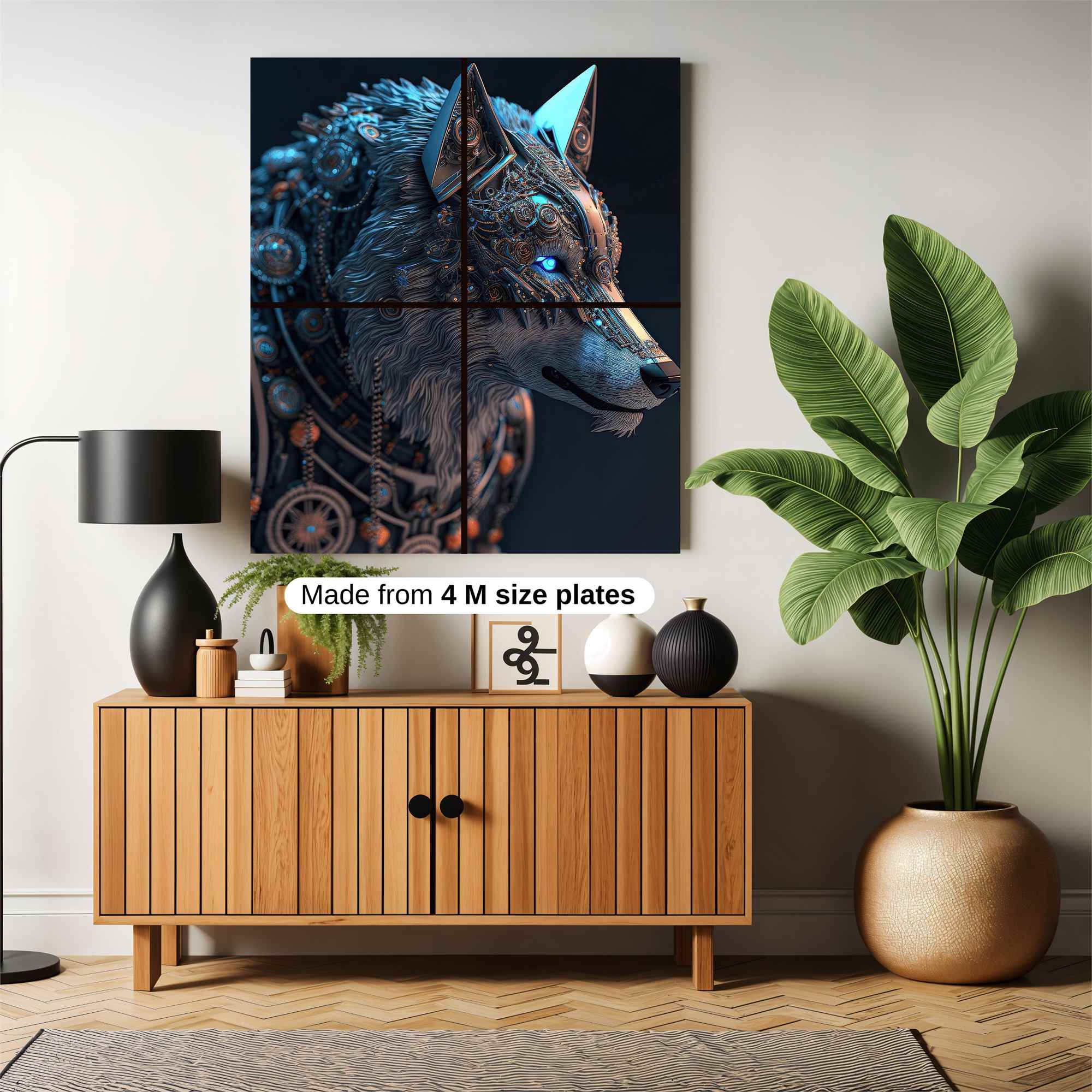 Mecha Wolf Safe Wall Magnetic / M