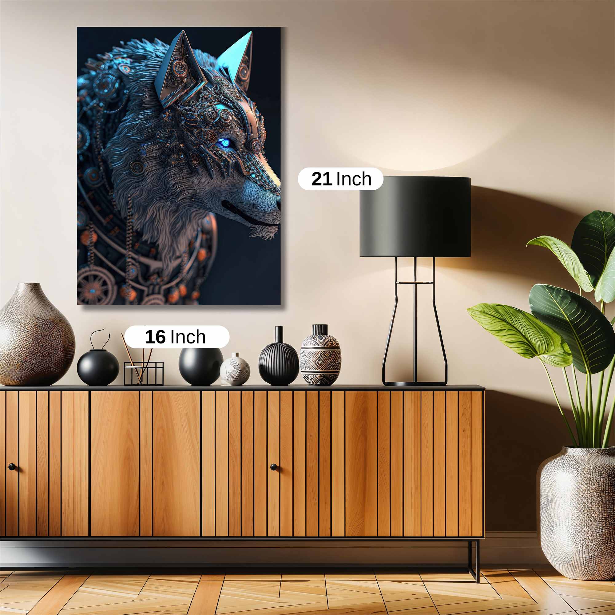 Mecha Wolf Safe Wall Magnetic / M