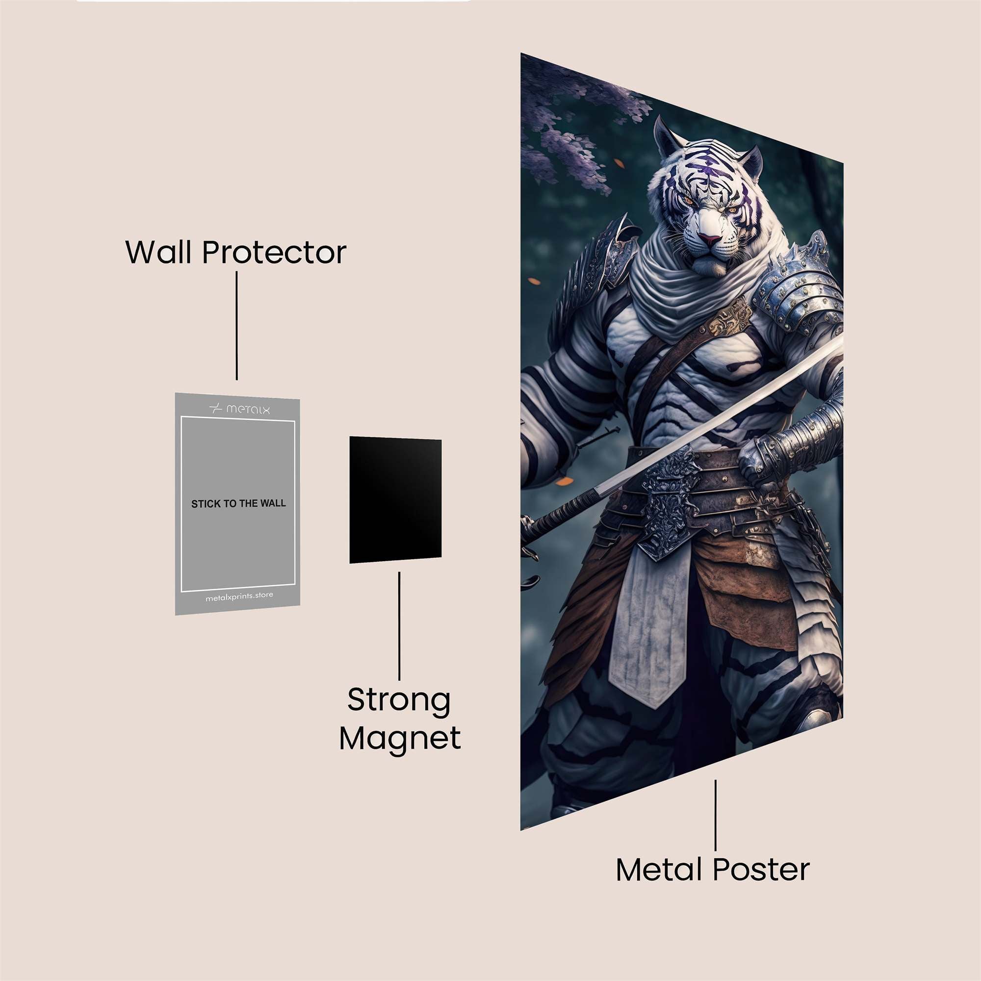 Tiger Valor Safe Wall Magnetic / M