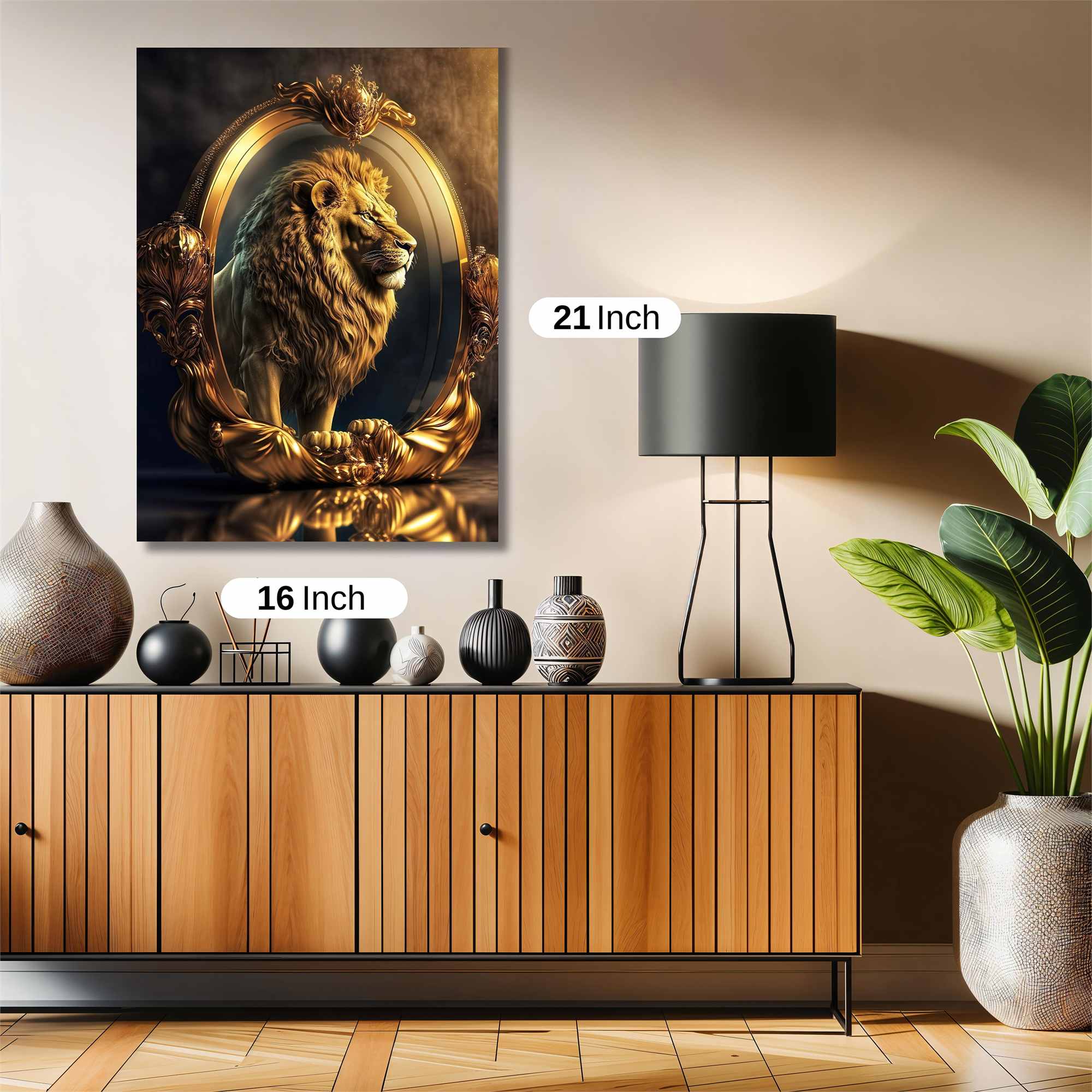 Lion Majestic Safe Wall Magnetic / M