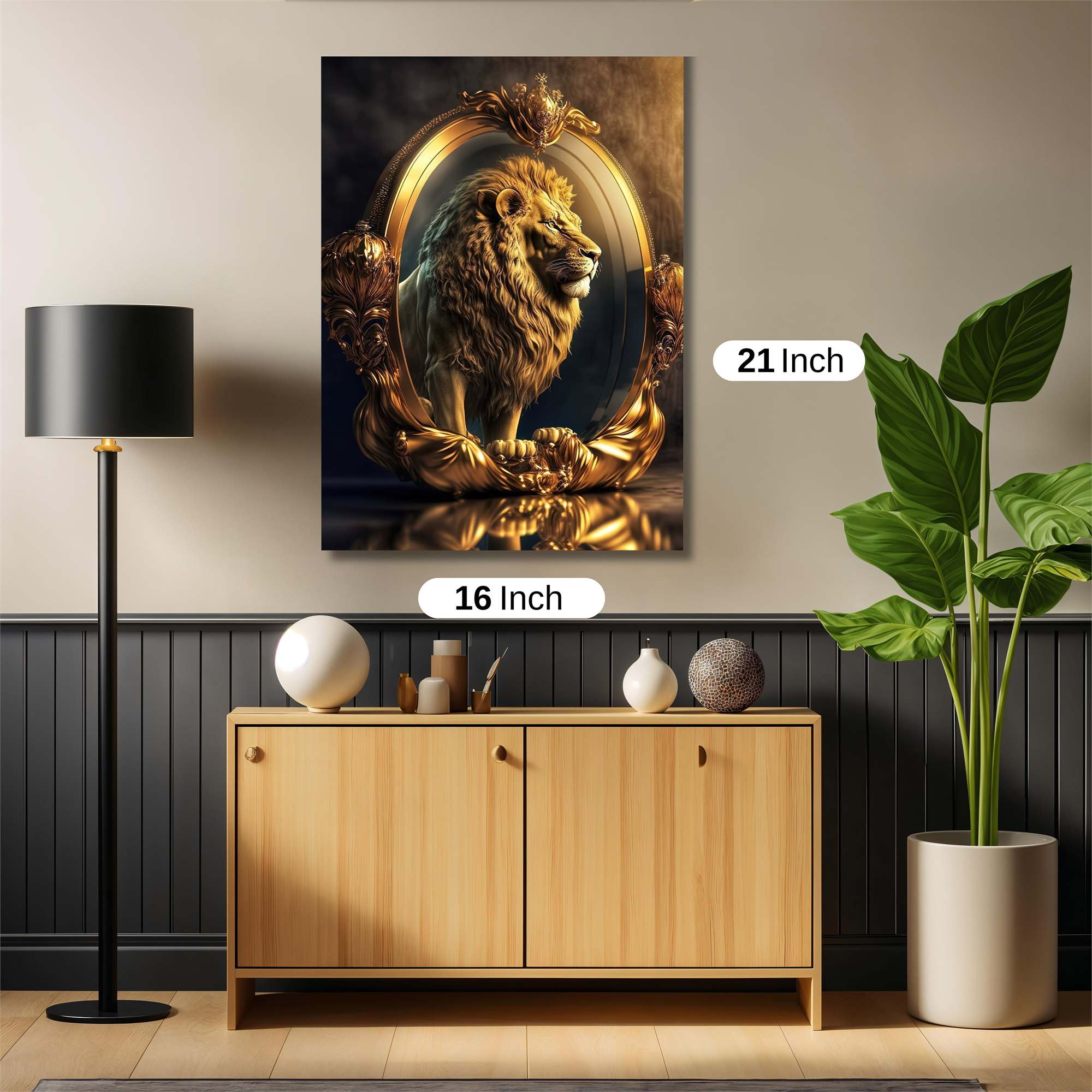 Lion Majestic Safe Wall Magnetic / M