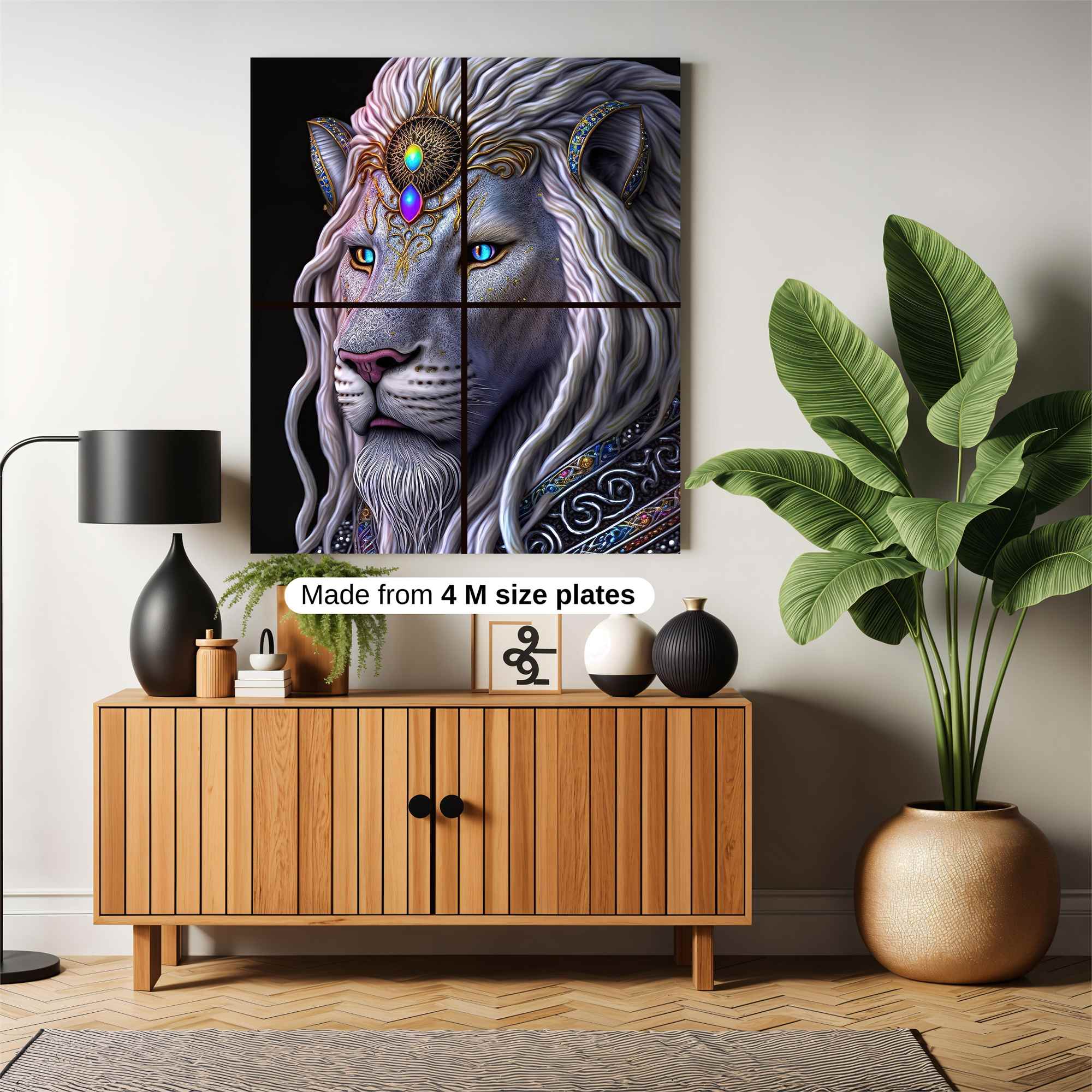 Lion Majestic Safe Wall Magnetic / M